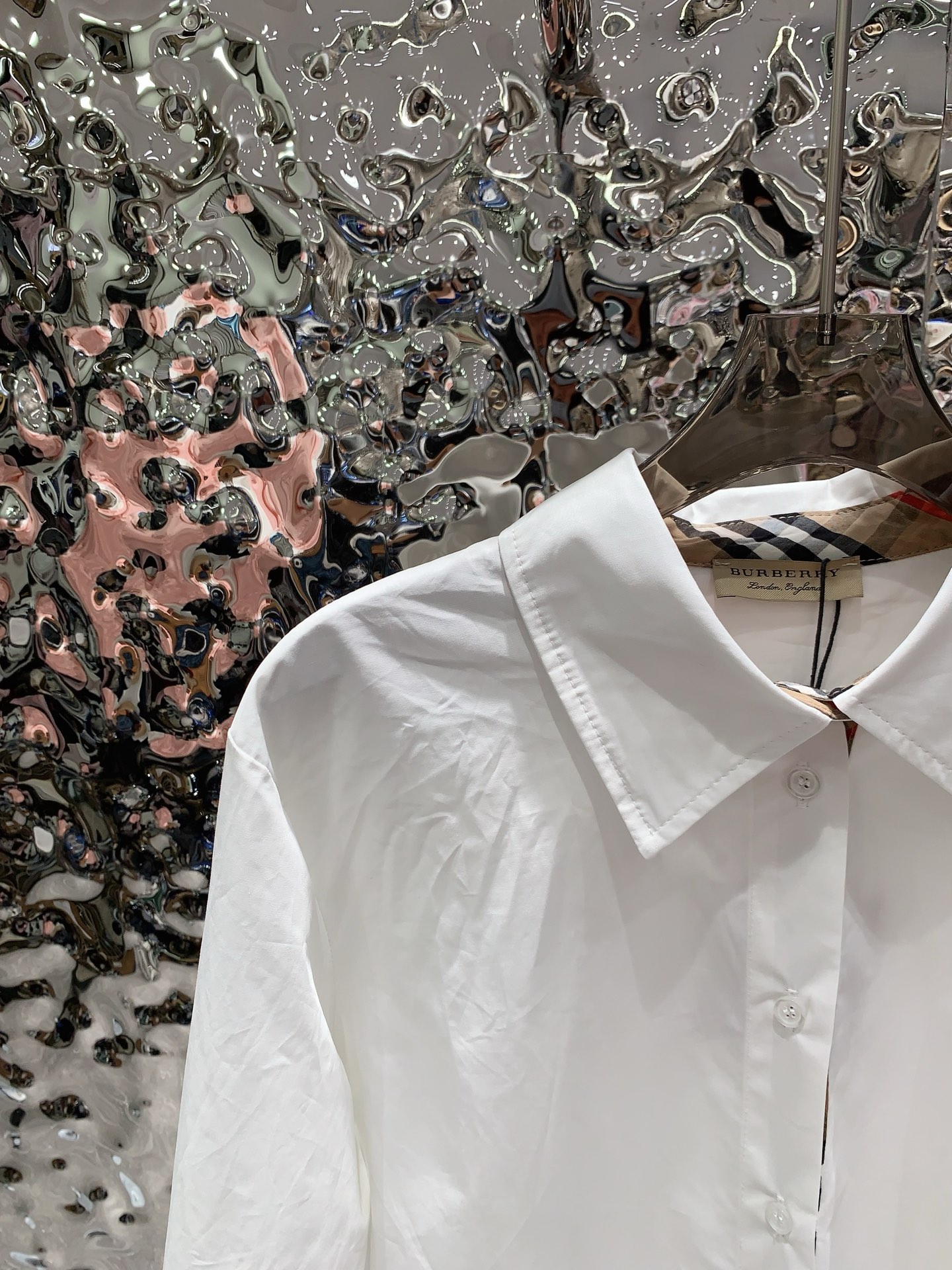 “P528 Original Scavenging Dress with Tweezers in White Pink, Sizes S-L” - 图片 3