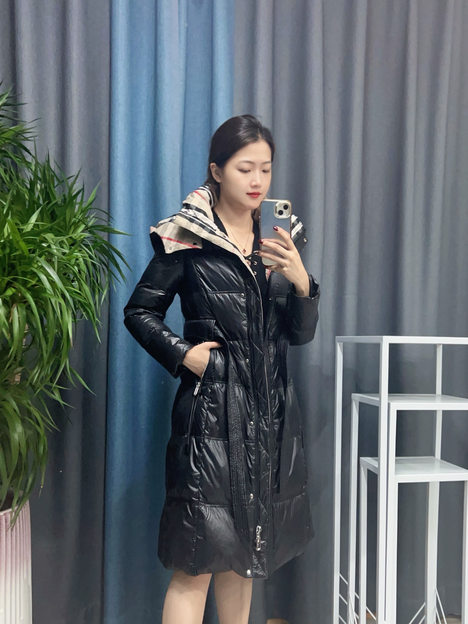 Burberry Hooded Long Down Coat, Warm and Stylish Winter Essential 3 i1733561481 5298 2