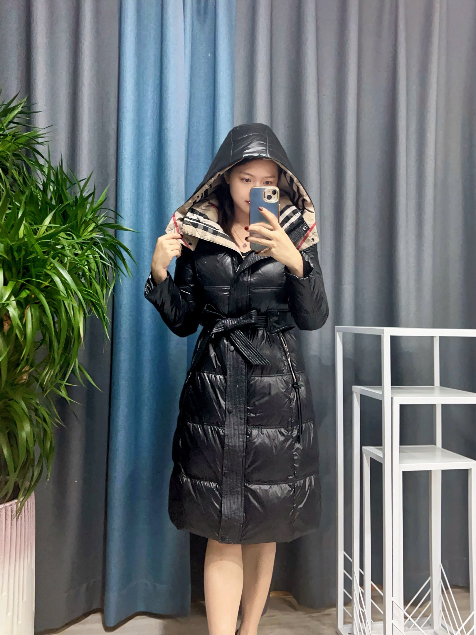 Burberry Hooded Long Down Coat, Warm and Stylish Winter Essential 1 i1733561481 9900 0