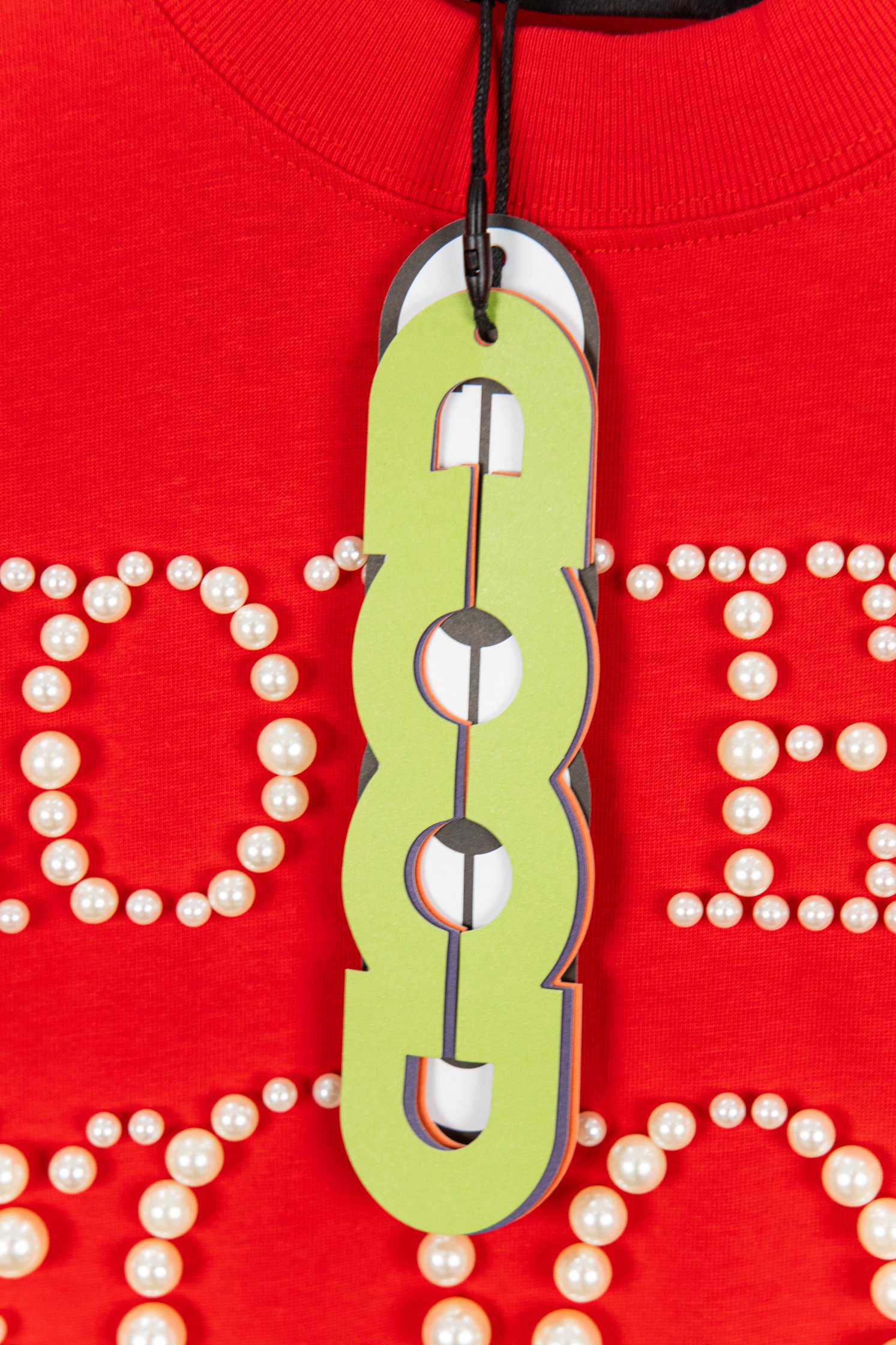 GOODBRAND 25ss 珍珠刺绣重工短袖T恤-Chinese UA Cheap High Quatity Brand Clothes Bags handbags Sneakers wholesale wholesaler seller from China Factory suppliers Fashion Clothing Shoes best Quality Beautiful Price GOODBRAND 25ss 珍珠刺绣重工短袖T恤