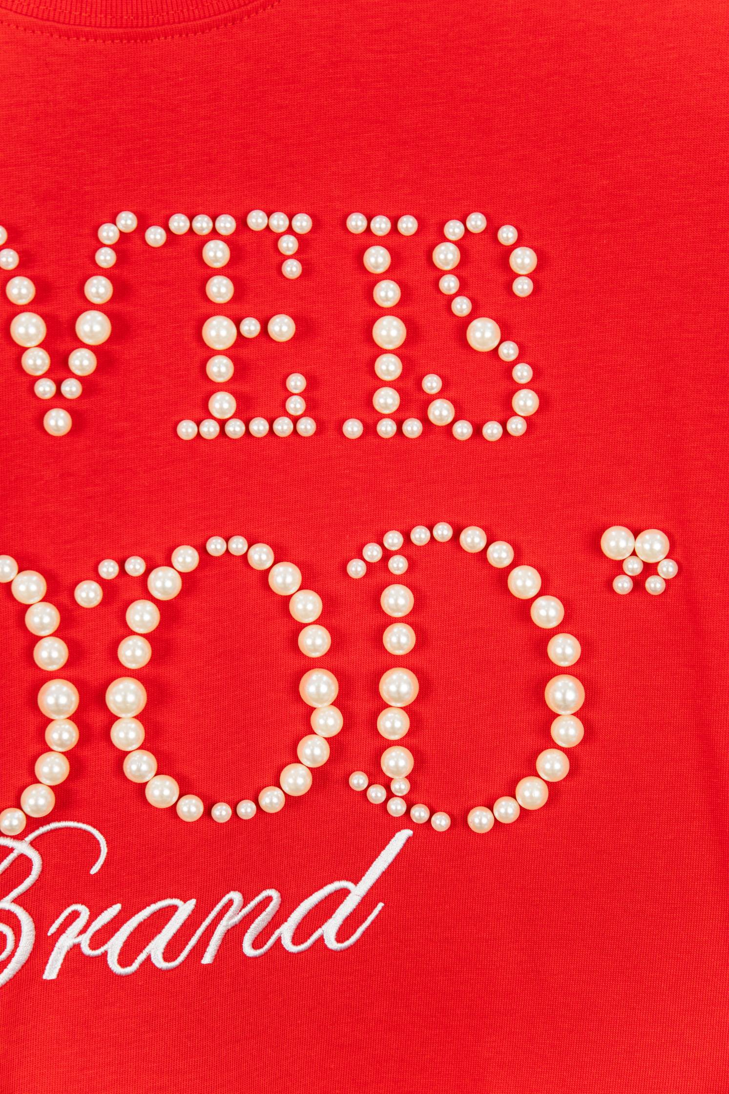 GOODBRAND 25ss 珍珠刺绣重工短袖T恤-Chinese UA Cheap High Quatity Brand Clothes Bags handbags Sneakers wholesale wholesaler seller from China Factory suppliers Fashion Clothing Shoes best Quality Beautiful Price GOODBRAND 25ss 珍珠刺绣重工短袖T恤