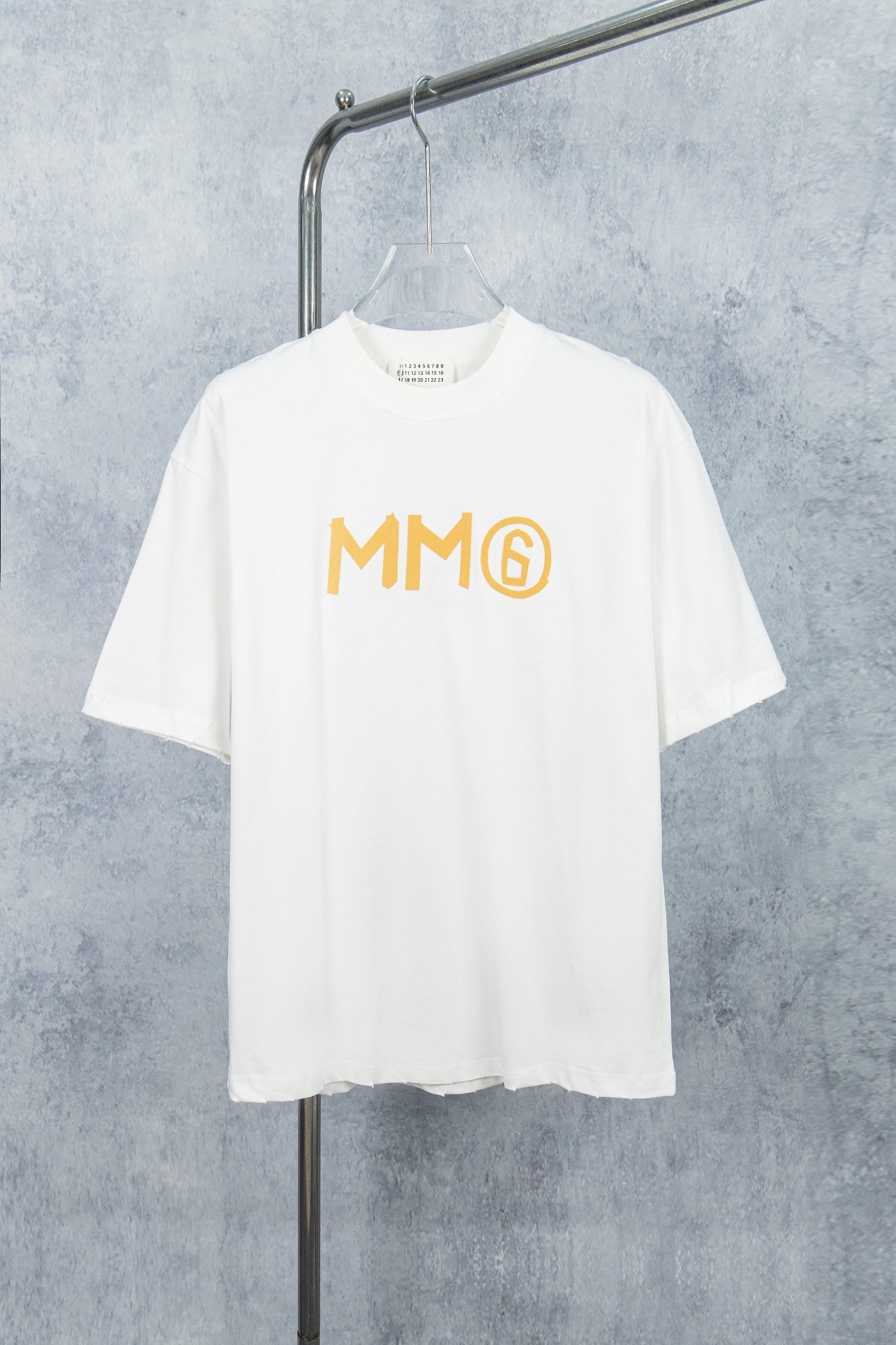 Número de modelo: M002# 💥Maison Martin Margiela 25ss Camiseta de manga corta con estampado de cinta, desarrollo YB 1:1…