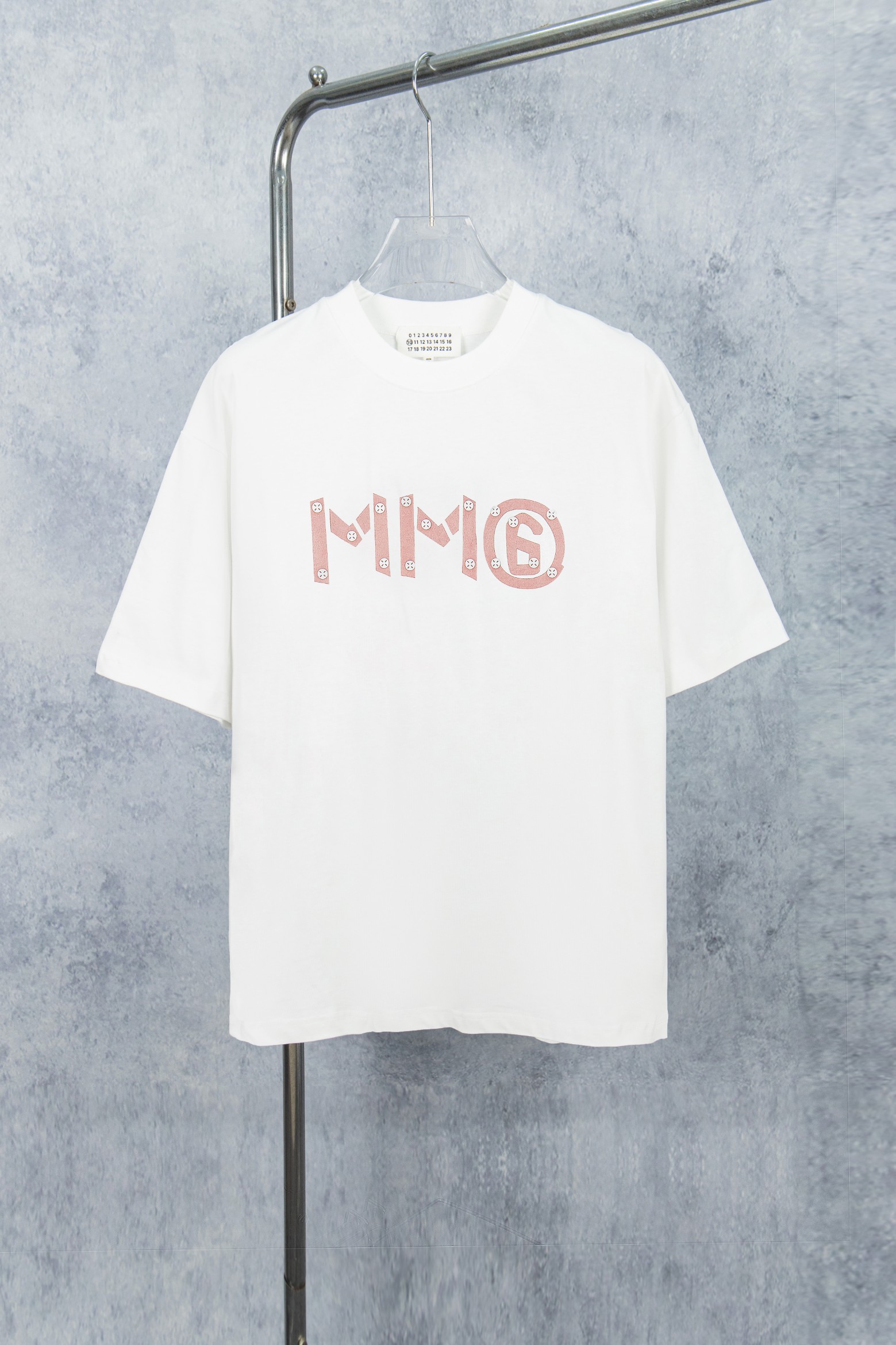 Número de modelo: M003# 💥Maison Martin Margiela 25ss Camiseta de manga corta con estampado de cinta, desarrollo YB 1:1…