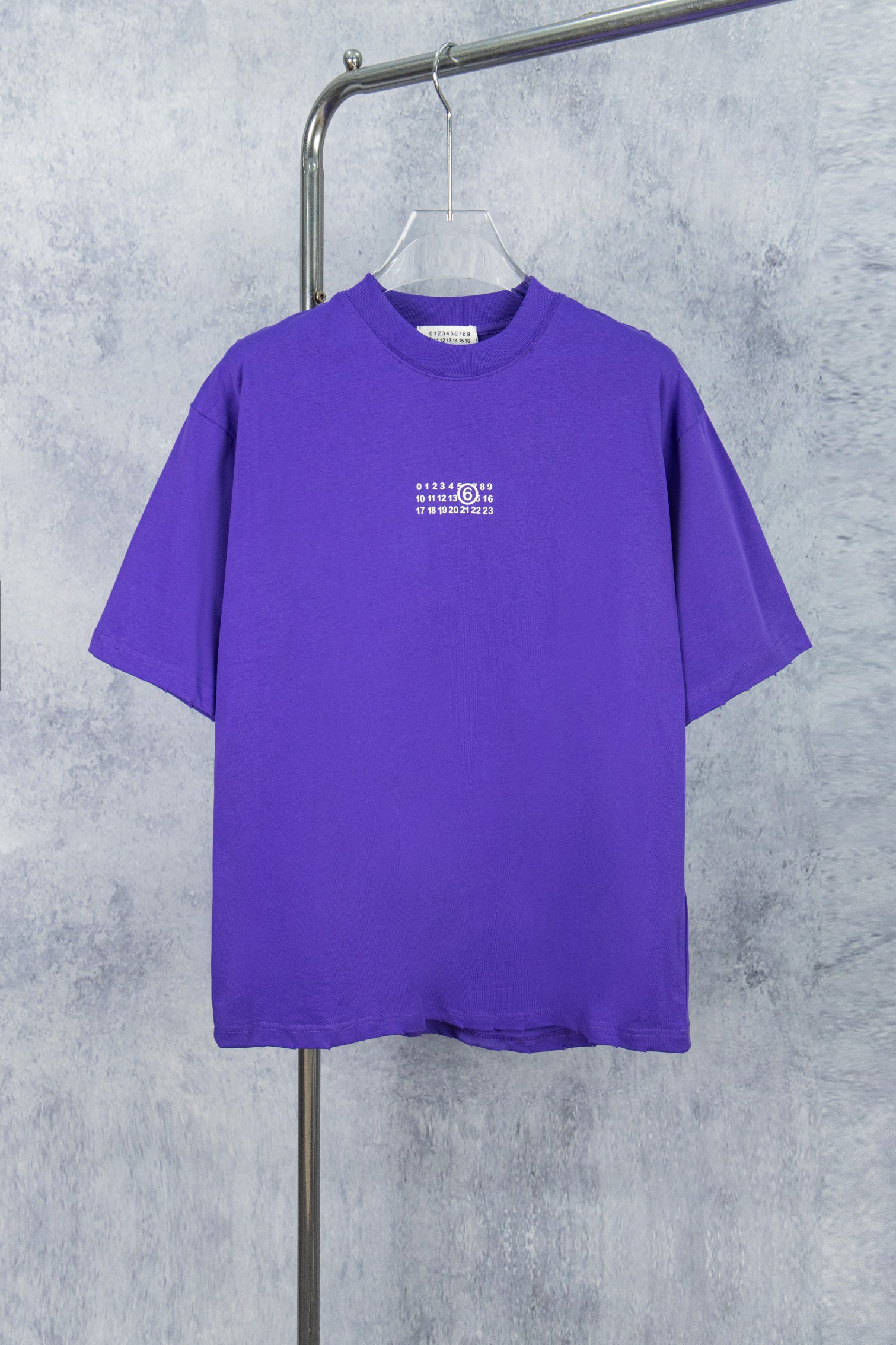Número de modelo: M006# 💥Maison Martin Margiela 25ss Camiseta de manga corta con estampado de goma importado, desarrol…