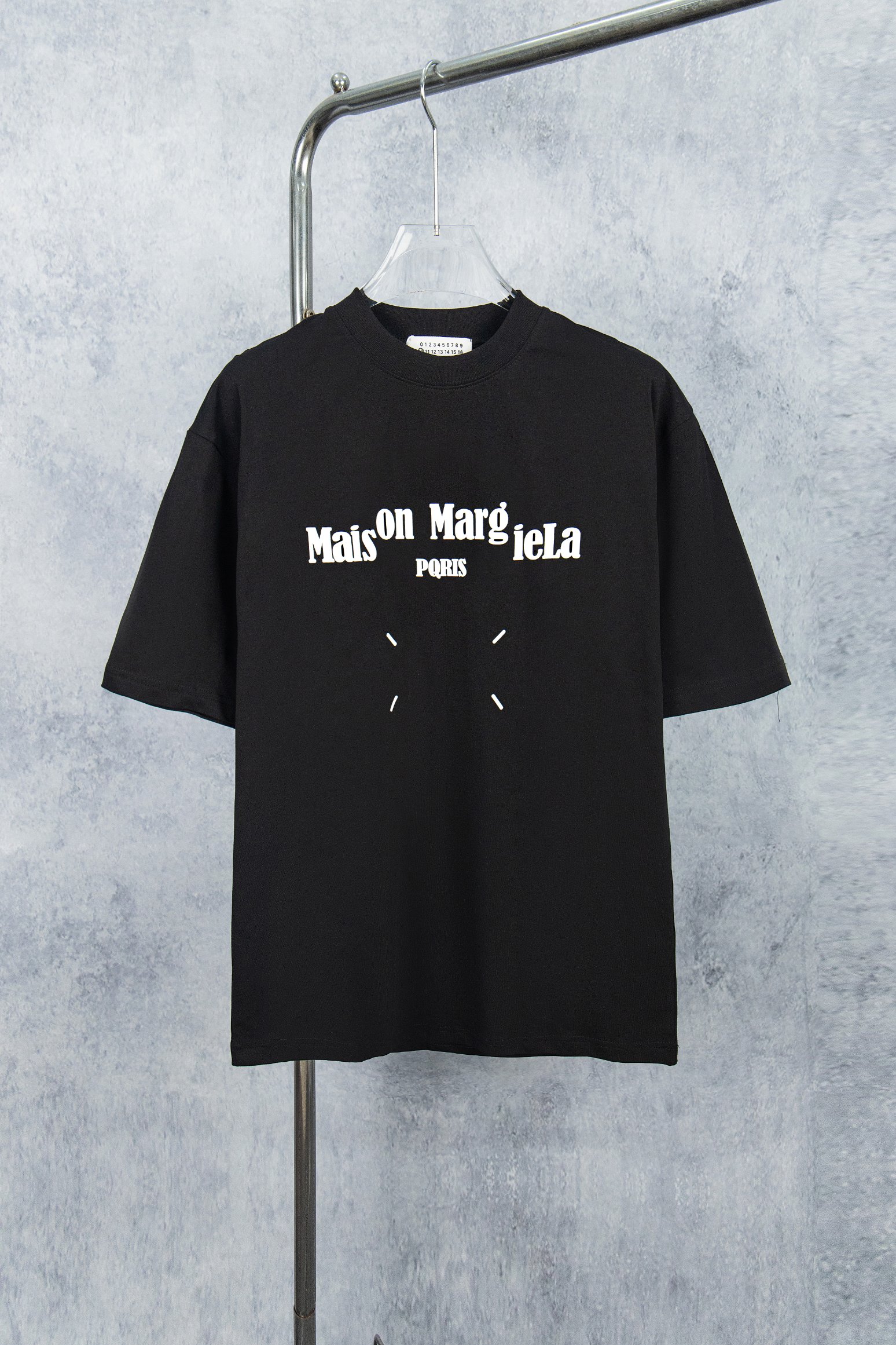 Número de modelo: M008# 💥Maison Martin Margiela 25ss Camiseta de manga corta con estampado de goma importado, desarrol…