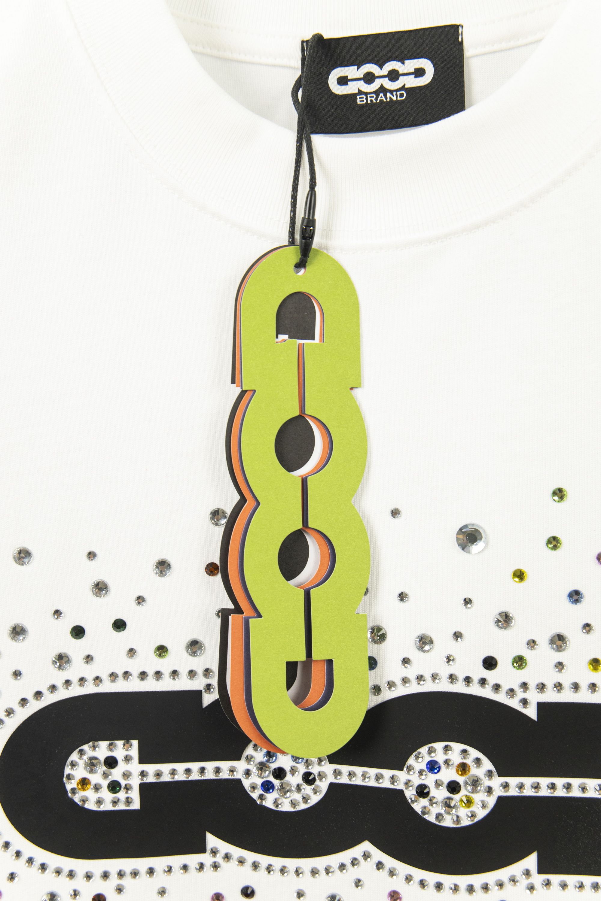 GOODBRAND 25ss 缤纷夏日烫钻短袖T恤-Chinese UA Cheap High Quatity Brand Clothes Bags handbags Sneakers wholesale wholesaler seller from China Factory suppliers Fashion Clothing Shoes best Quality Beautiful Price GOODBRAND 25ss 缤纷夏日烫钻短袖T恤