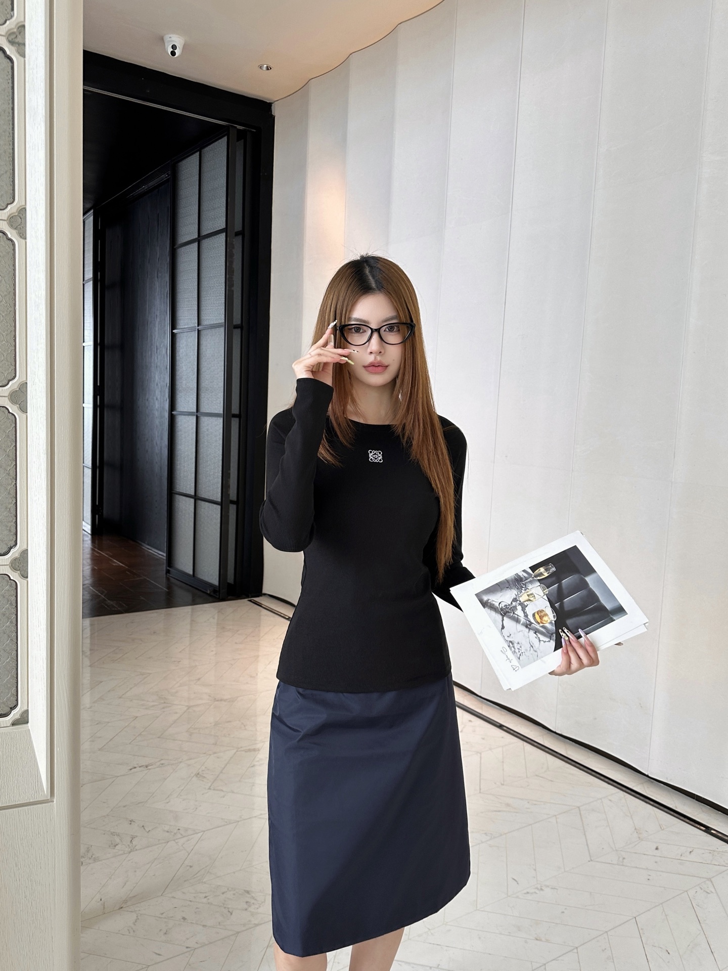 NO:535797,Black looks so slim, easy to wear, alexander wang19860909黑色真的太显瘦了 基础好穿,,alexander wang,Women's clothing