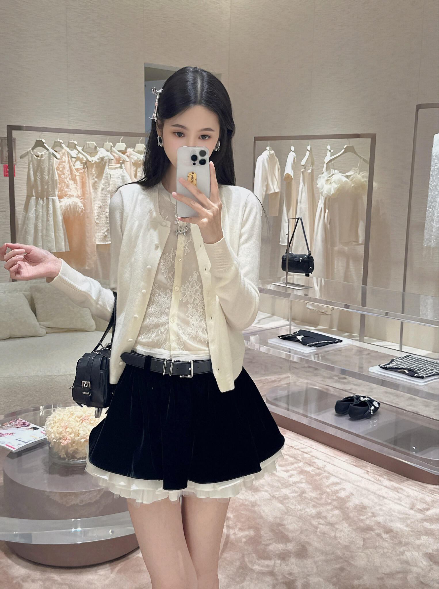 NO:588047,Skirt matching pictures belong to the atmosphere of autumn and winter,,skirts,alexander wang19860909半裙搭配图 属于秋冬的氛围感,,skirts,alexander wang,Women's clothing