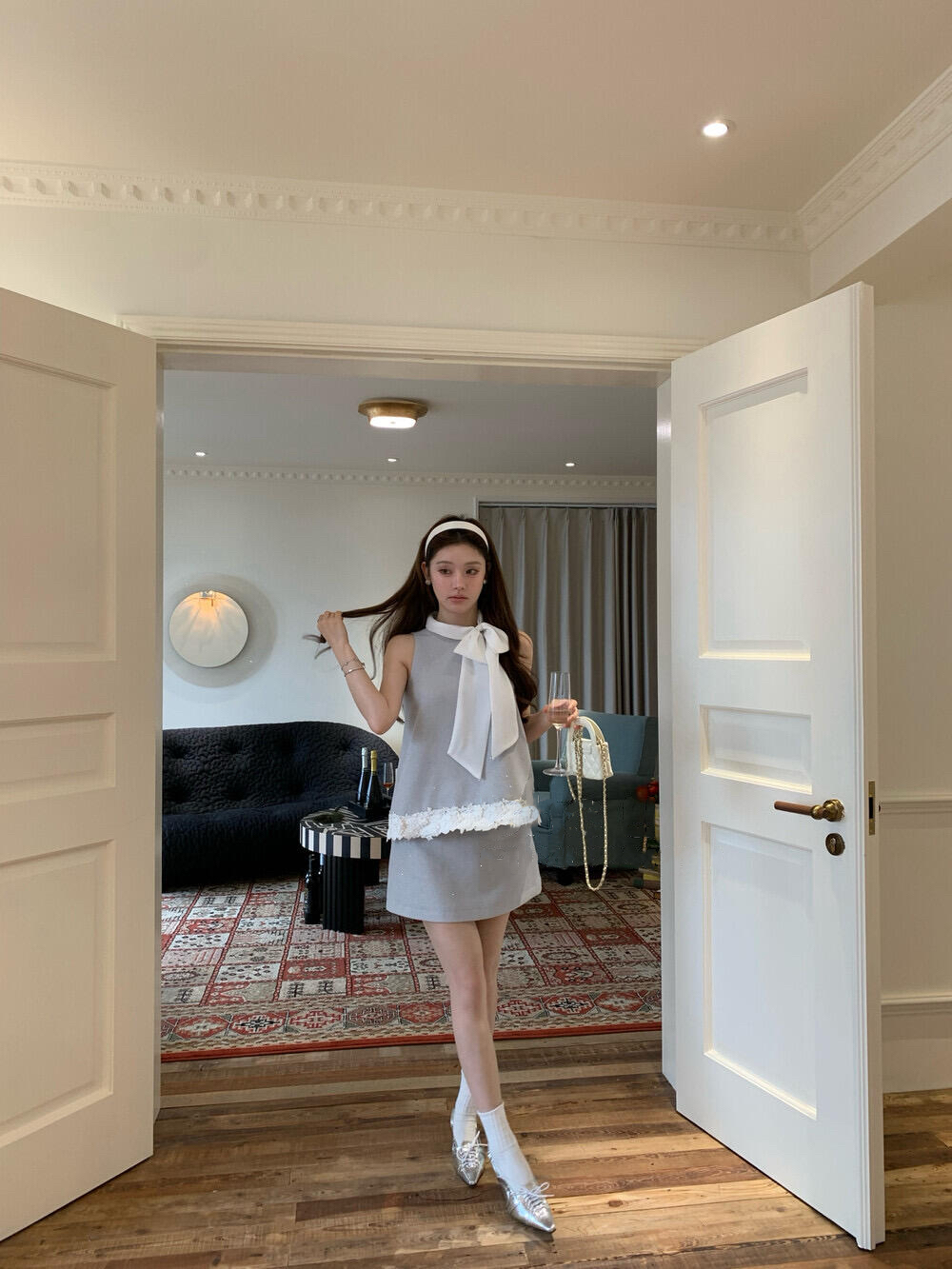 NO:802208,#How to dress as a rich daughter,,19860909# 富家千金怎么穿,,,Women's clothing