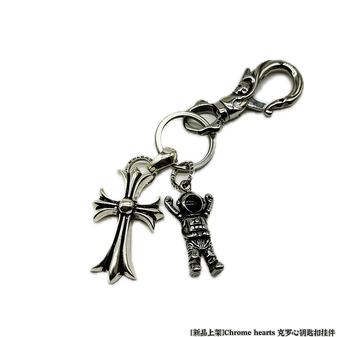 NO:112012,Purchase [New Products are on the Shelves] Croxin Keychain Pants Pants Pants Pack Pants, the workmanship and texture are first-class. Small details enhance the overall taste, and it is simply cool to match., jewelry quality, chrome hearts, keychain19860909批 ［新品上架］克罗心钥匙扣挂件裤包挂件 做工、质感一流.小细节提升本身整体品味, 搭配起来简直酷毙了.,饰品精品,chrome hearts,keychain,Jewelry