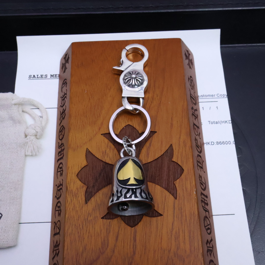 Chrome Hearts Bell Keychain, Stylish Bag and Pant Accessory, Premium Quality 5 1734151130 37