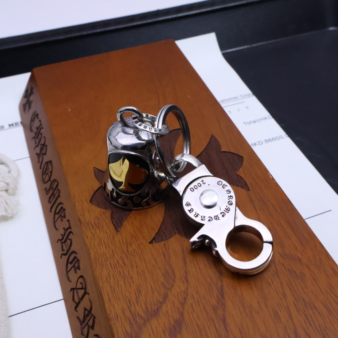 Chrome Hearts Bell Keychain, Stylish Bag and Pant Accessory, Premium Quality 7 1734151130 411