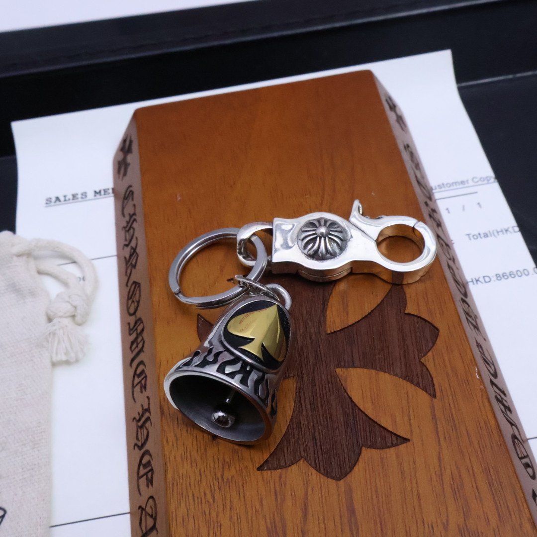 Chrome Hearts Bell Keychain, Stylish Bag and Pant Accessory, Premium Quality 6 1734151130 467