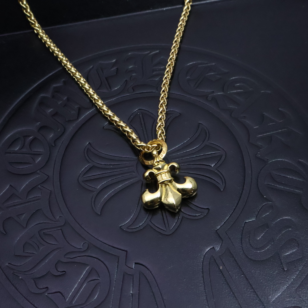 Chrome Hearts Cross Pendant Necklace - Gothic Punk Style - Unisex Fashion 4 1734499333 271