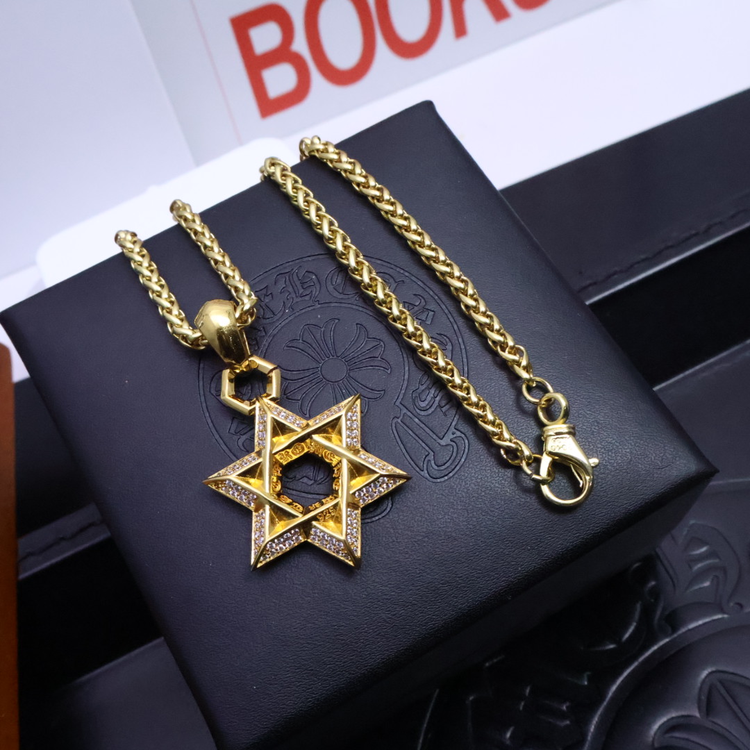 Chrome Hearts Cross Pendant Necklace - Vintage Punk Style, Unisex Fashion Jewelry 5 1734499405 651