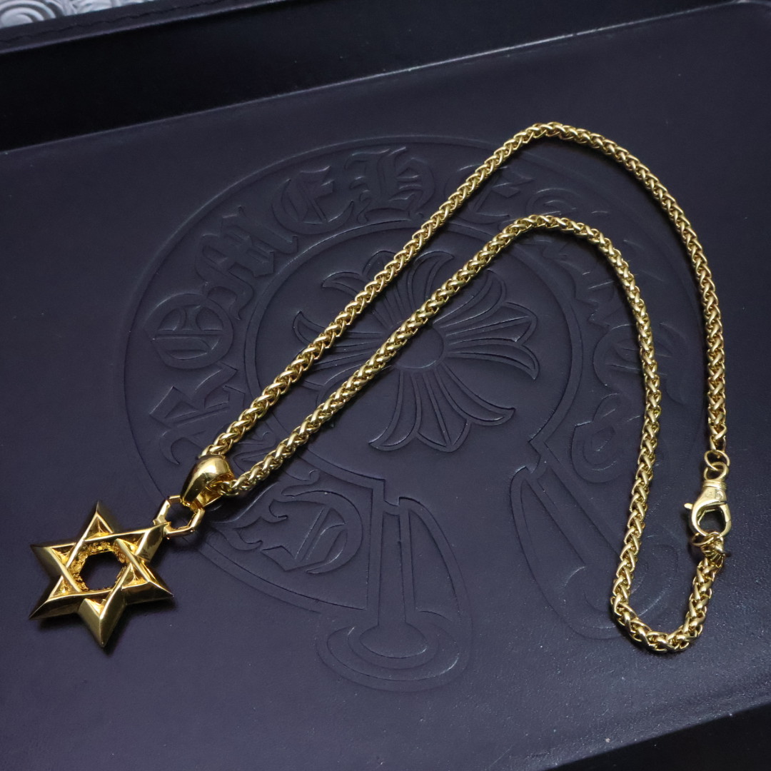 Chrome Hearts Cross Pendant Necklace - Vintage Punk Style, Unisex Fashion Jewelry 8 1734499405 761