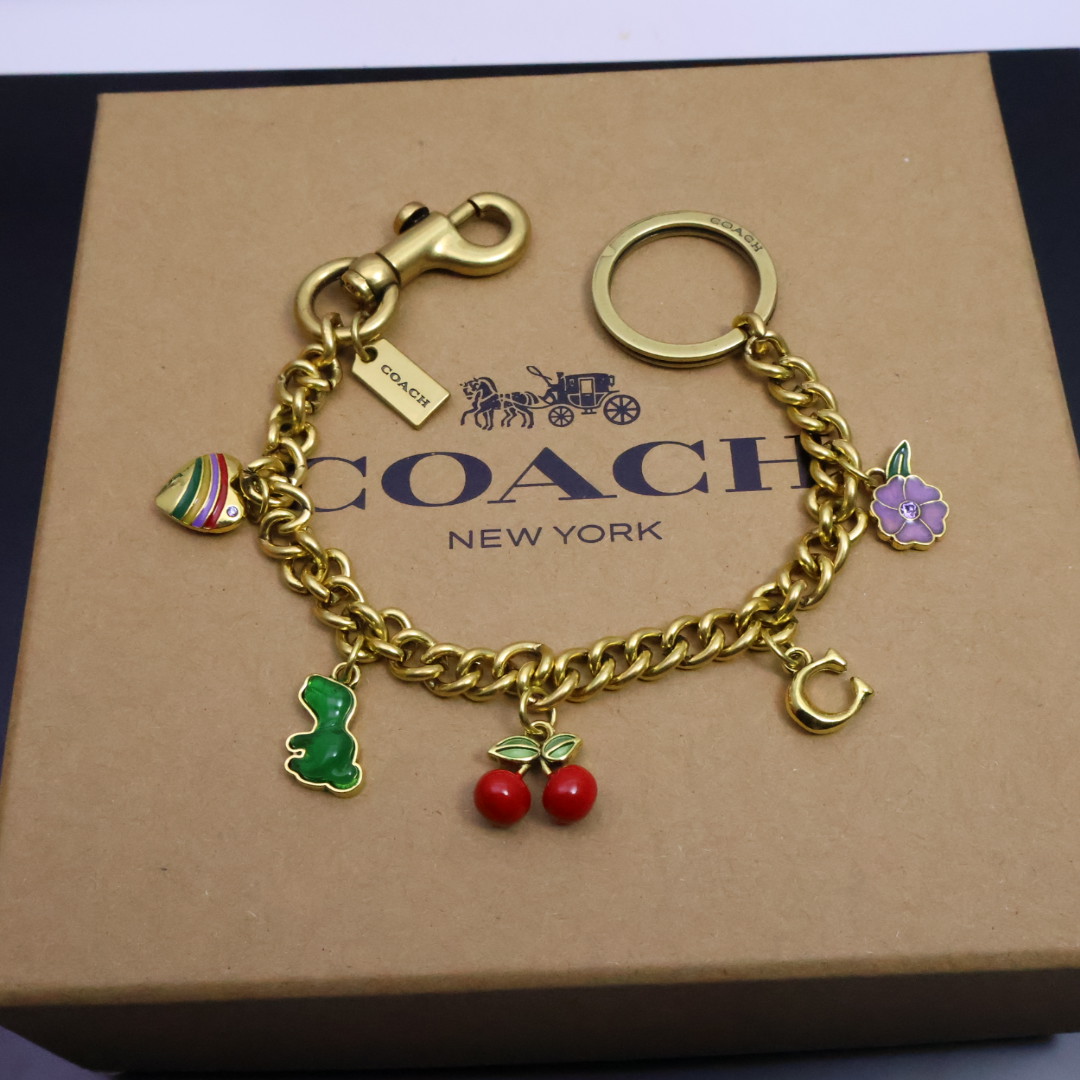 💰137coach key-tuff wrapper with great taste in cute, matching box。 - 图片 4