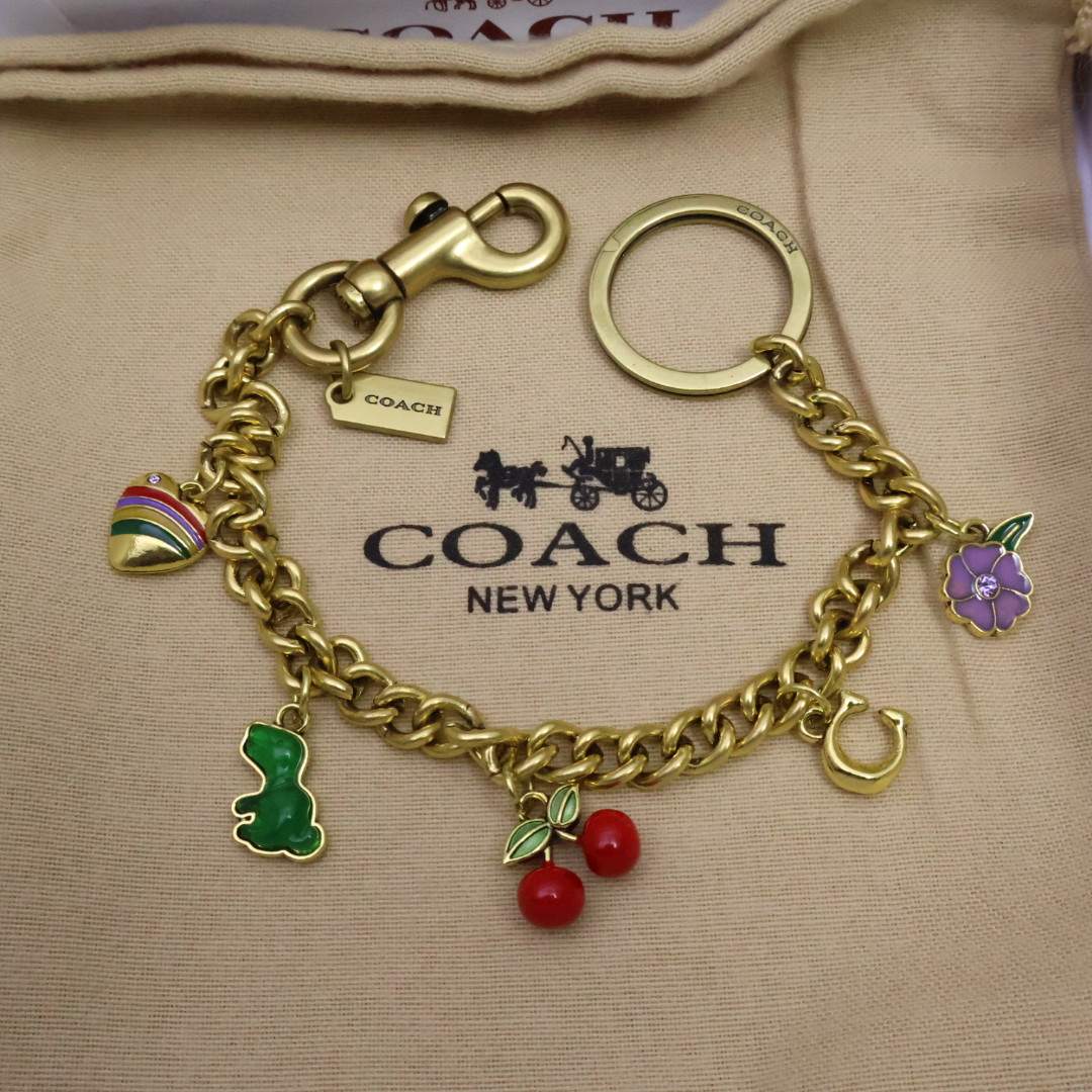 💰137coach key-tuff wrapper with great taste in cute, matching box。 - 图片 7