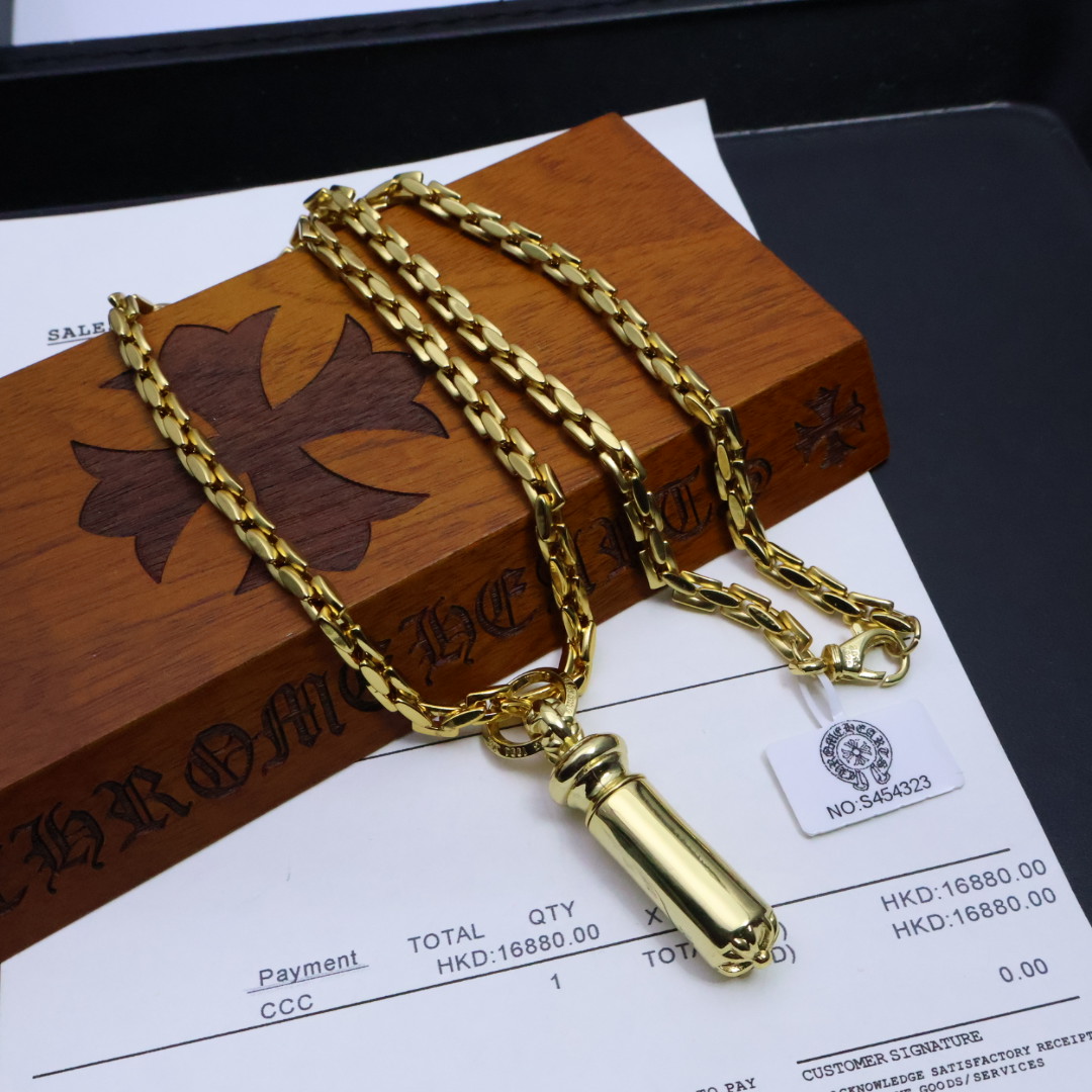 克罗心手工制作工艺✝️黄金色经典卖爆的项链，🤩帅爆了克罗心项链 ⚜️造型不同的花纹设计风格 呈现出与众不
