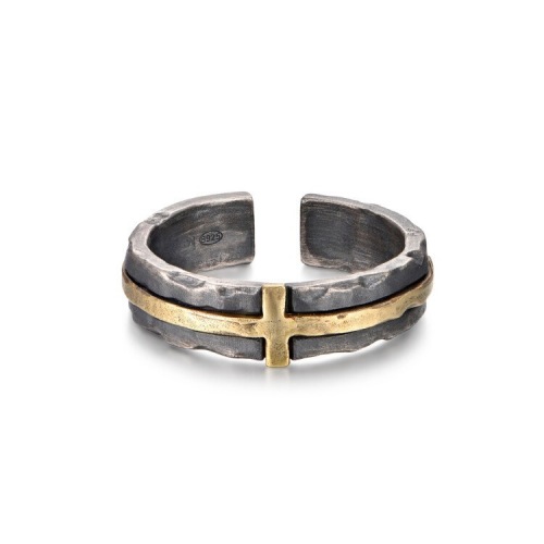Chrome Hearts Style S925 Sterling Silver Cross Ring - Adjustable & Vintage 1 Chrome Hearts Style S925 Sterling Silver Cross Ring – Adjustable & Vintage