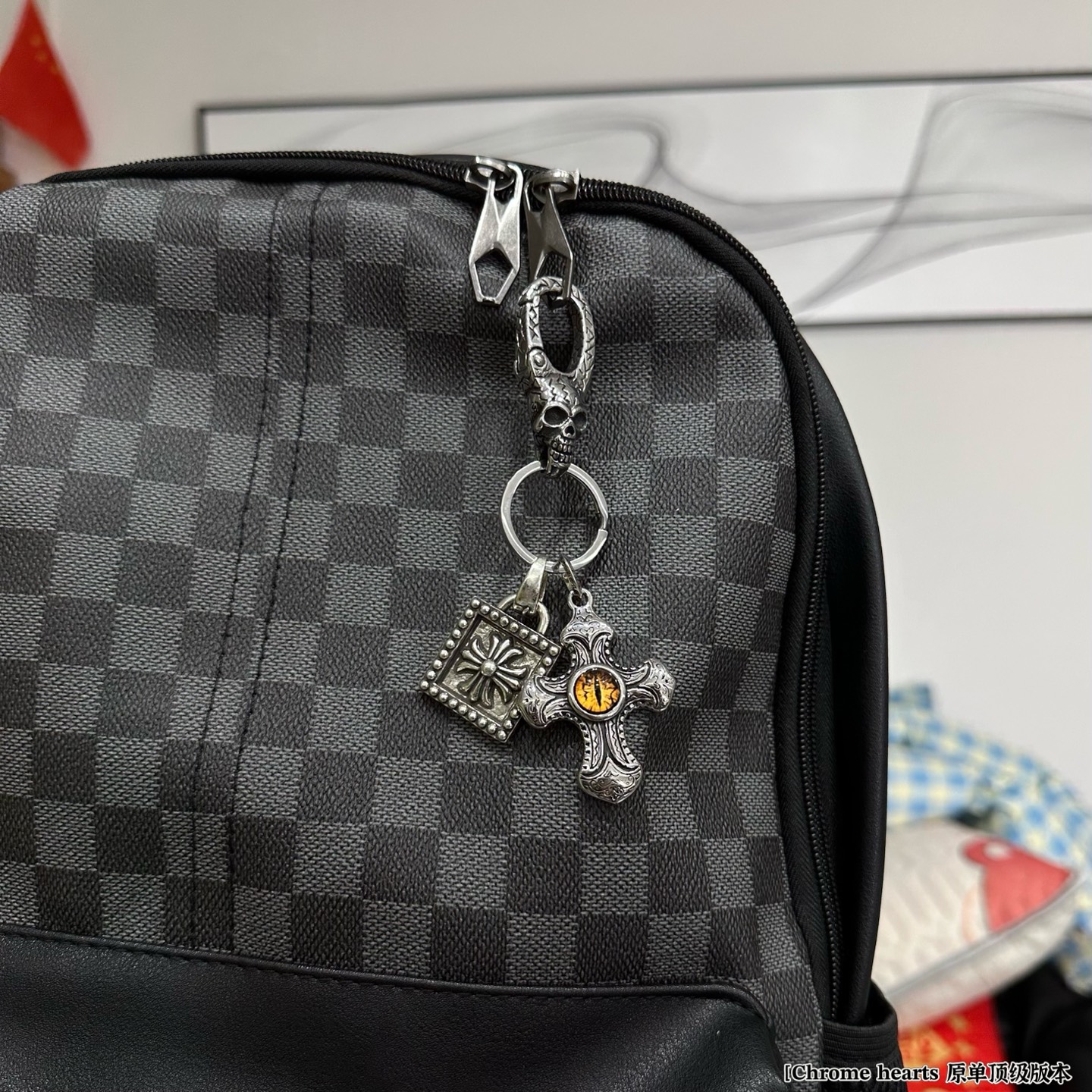 𝐂𝐡𝐫𝐨𝐦𝐞 𝐡𝐞𝐚𝐫𝐭［2025🎁潮流推荐］克罗心钥匙扣挂件🔑裤👖包💼挂件 做工、质感一流.小细节提升