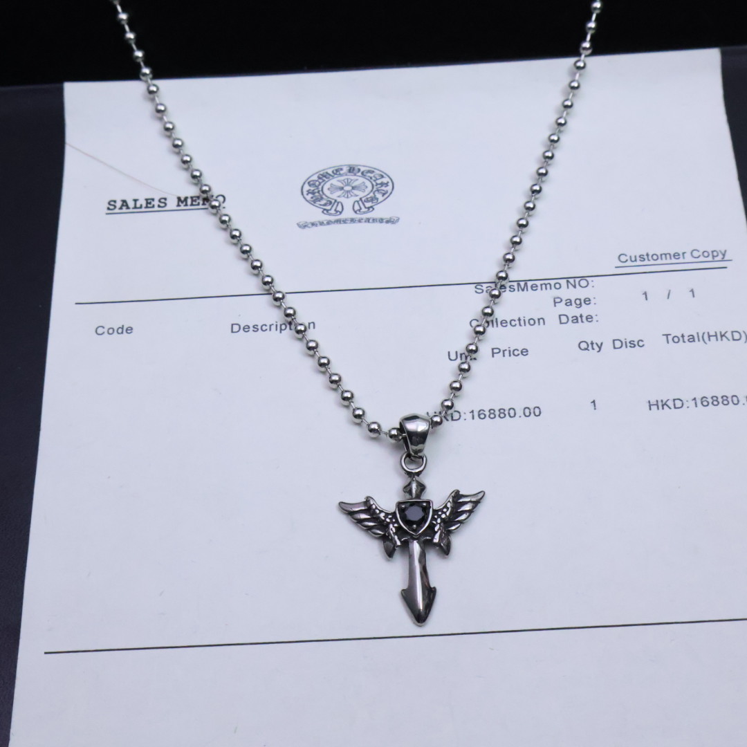 Chrome Hearts 克罗心浮雕银饰间隔 暗黑荆棘缠绕温柔