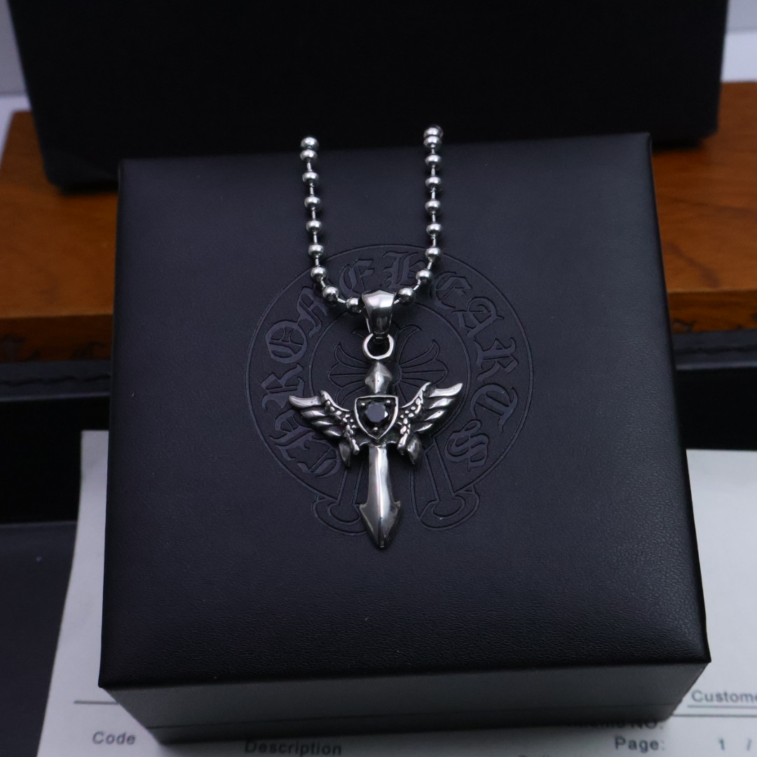 Chrome Hearts 克罗心浮雕银饰间隔 暗黑荆棘缠绕温柔