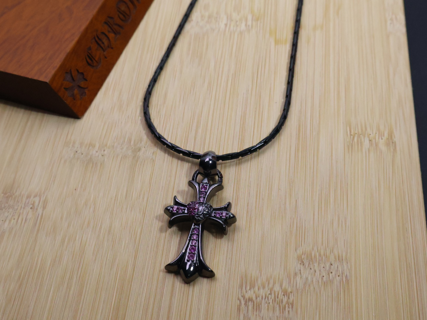 Chrome Hearts 𝐡𝐞𝐚𝐫𝐭𝐬 克罗心项链