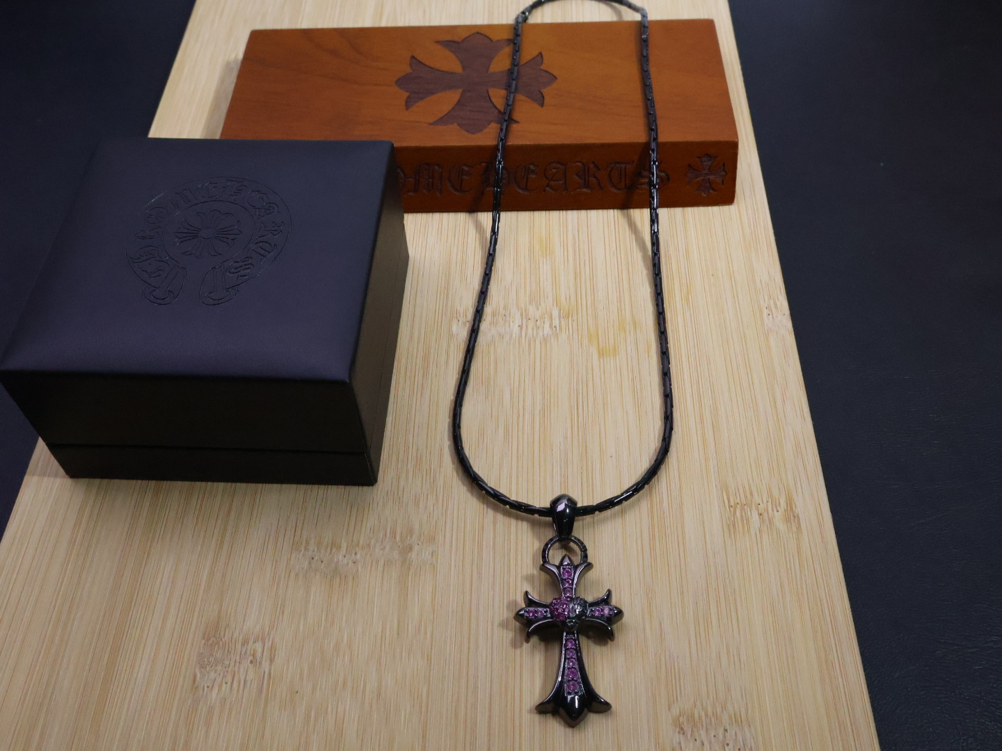 Chrome Hearts 𝐡𝐞𝐚𝐫𝐭𝐬 克罗心项链