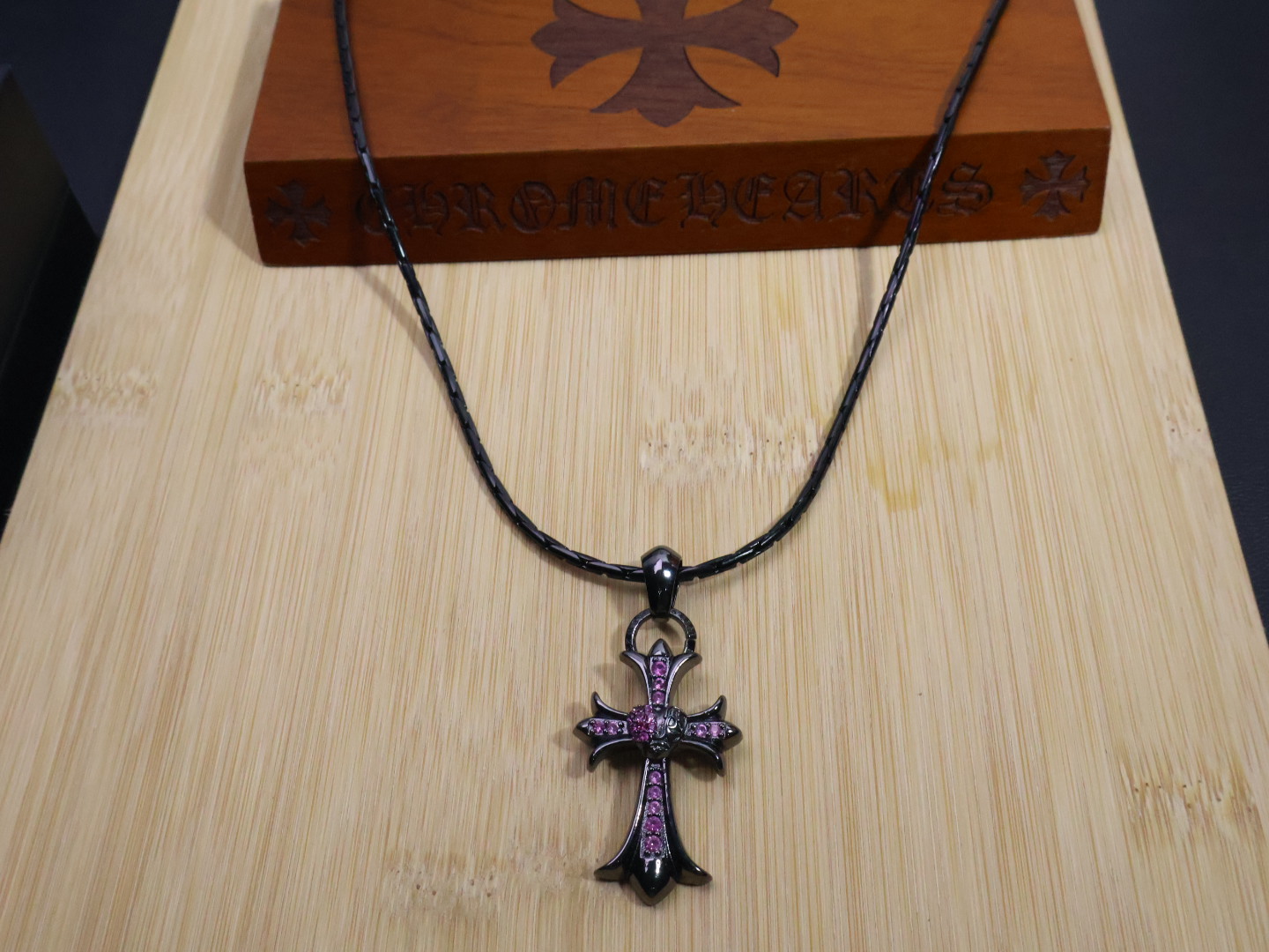 Chrome Hearts 𝐡𝐞𝐚𝐫𝐭𝐬 克罗心项链