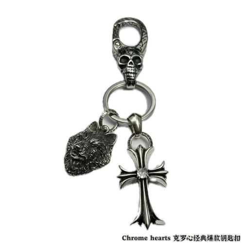 Chrome Hearts Keychain Skull Wolf Cross Pendant Bag Charm Gift for Men Women 1 Chrome Hearts Keychain Skull Wolf Cross Pendant Bag Charm Gift for Men Women