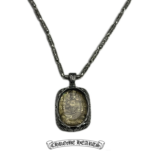 שרשרת Chrome Hearts כסף נדירה ביד בודהה כסף 60 ס'מ - סיכון אופנתי. 1 שרשרת Chrome Hearts כסף נדירה ביד בודהה כסף 60 ס’מ – סיכון אופנתי.