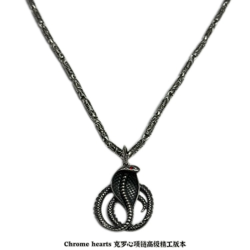 Chrome Hearts Cobra Pendant Necklace,Punk Style,925 Sterling Silver 1 Chrome Hearts Cobra Pendant Necklace,Punk Style,925 Sterling Silver