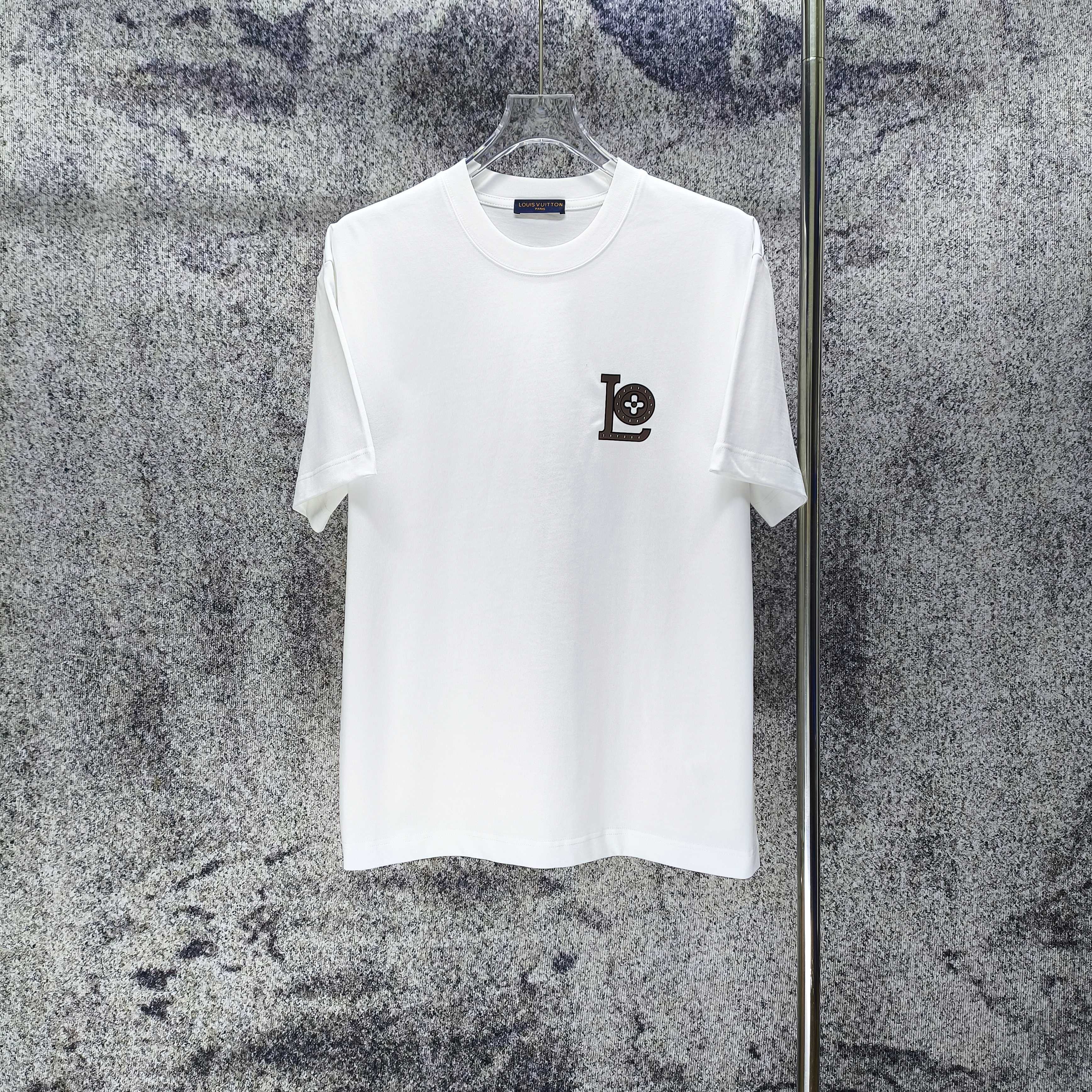 P80 LV 2026 primavera/verano nuevo estilo, camiseta de manga corta de 280 gramos, corte holgado unisex, tallas S M L XL…