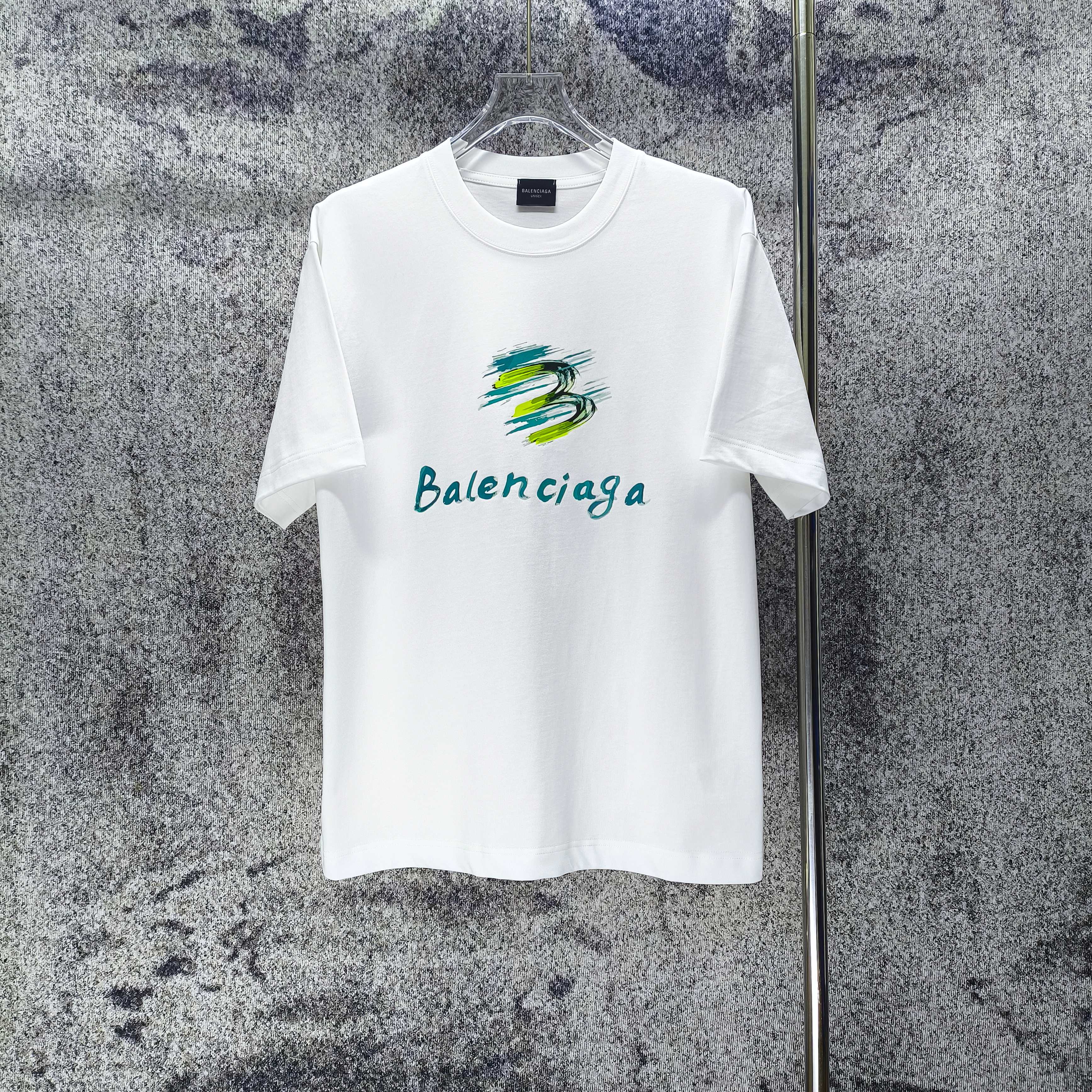 P70 BAL París 2026 primavera/verano nueva temporada camiseta de manga corta 280 gramos corte holgado unisex tallas S M …