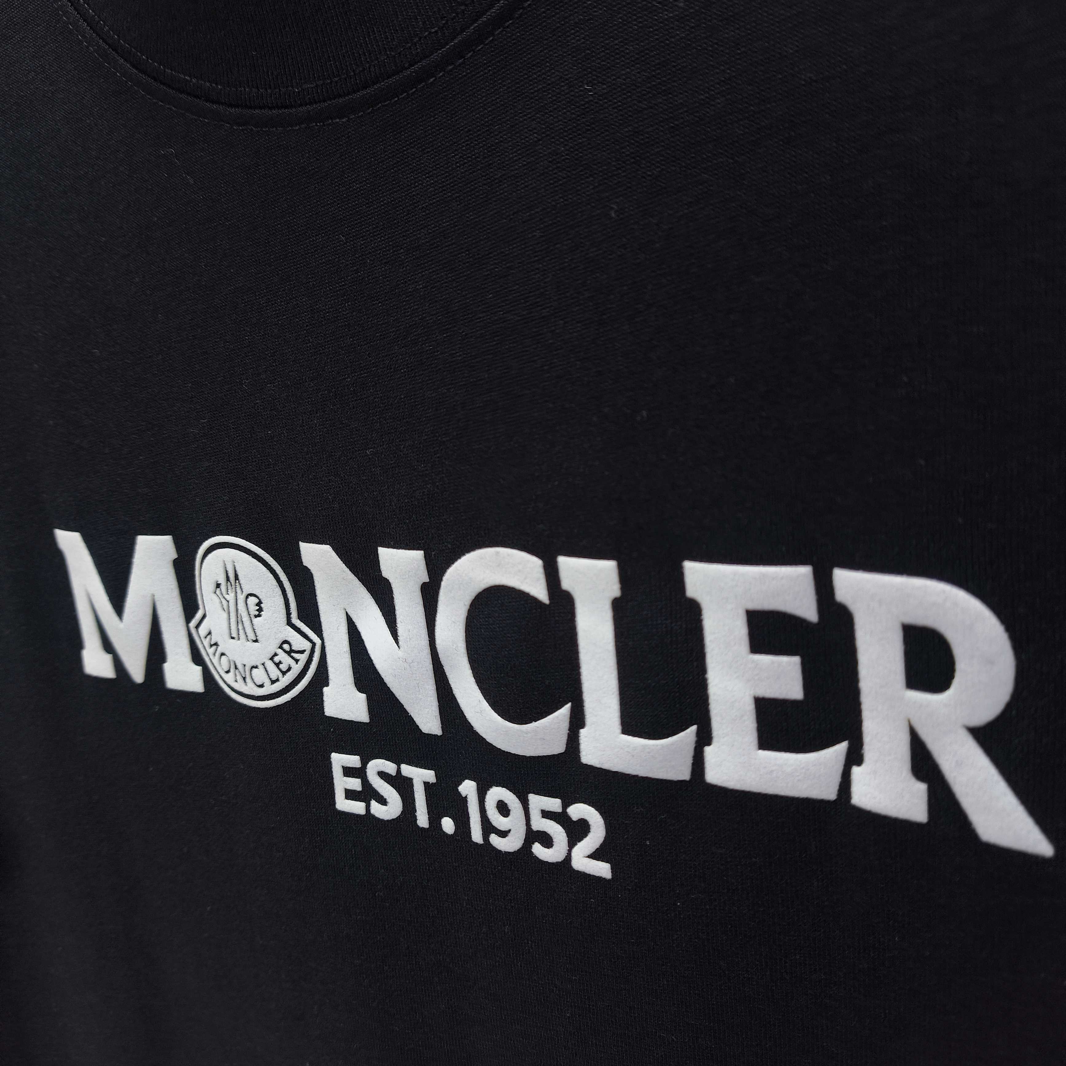 몽클레어 플로키 가공 레터 프린트 반팔 티셔츠 88835 이미지 5