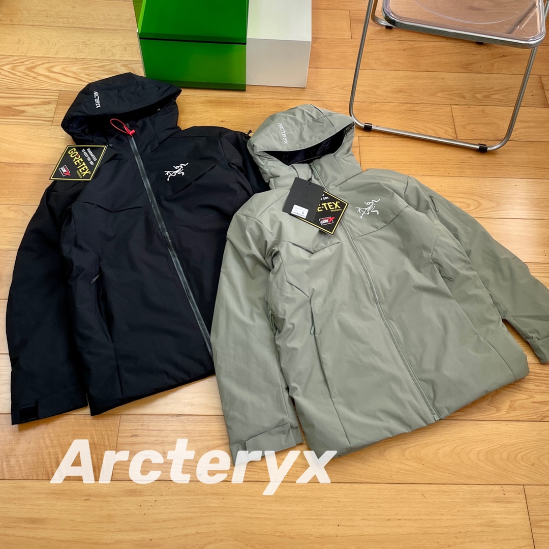 Cheap
 Arcteryx Clothing Shirts & Blouses Black Green Light Unisex Down Silica Gel Winter Collection Sweatpants