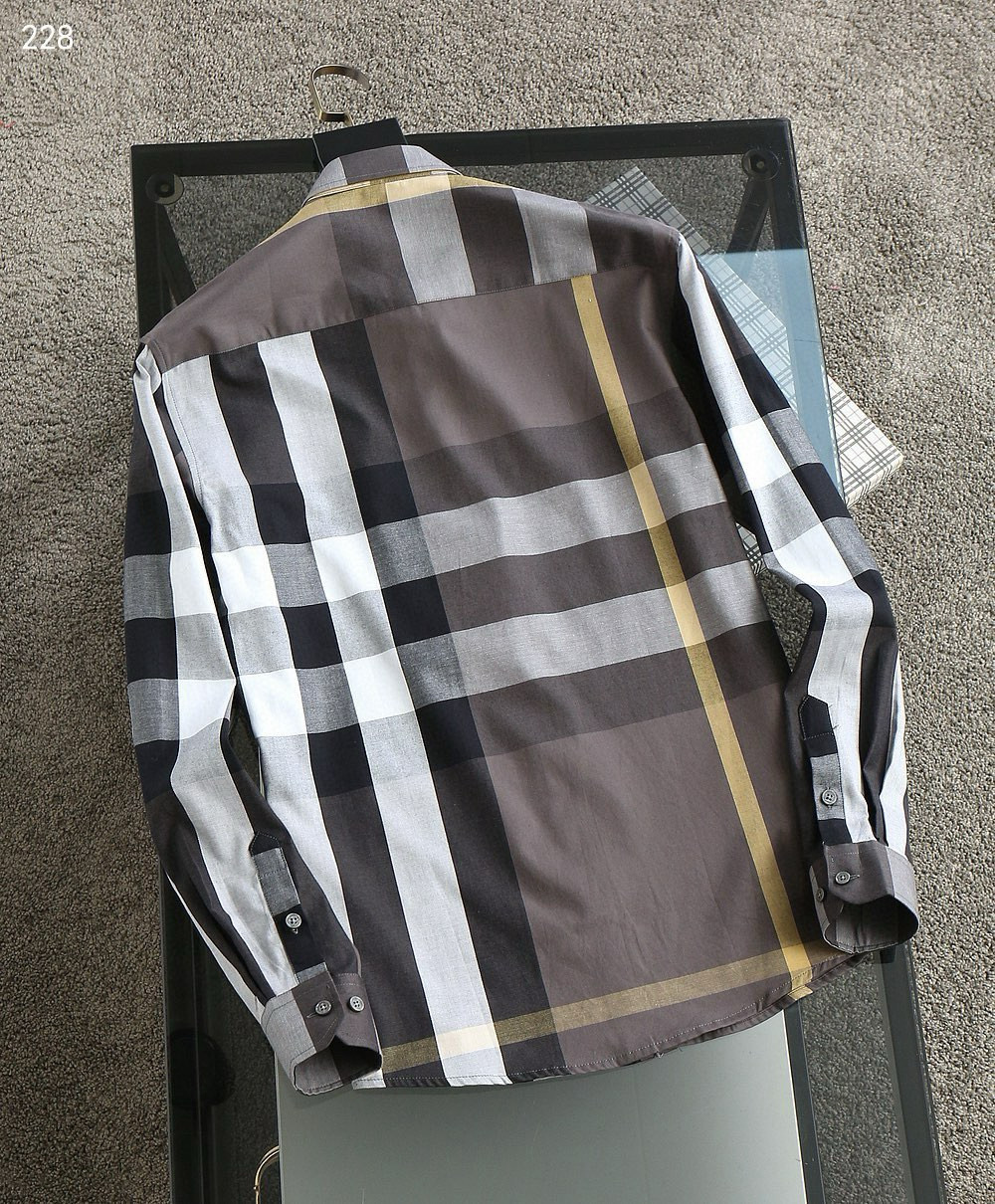 Мужская рубашка Burberry с длинными рукавами