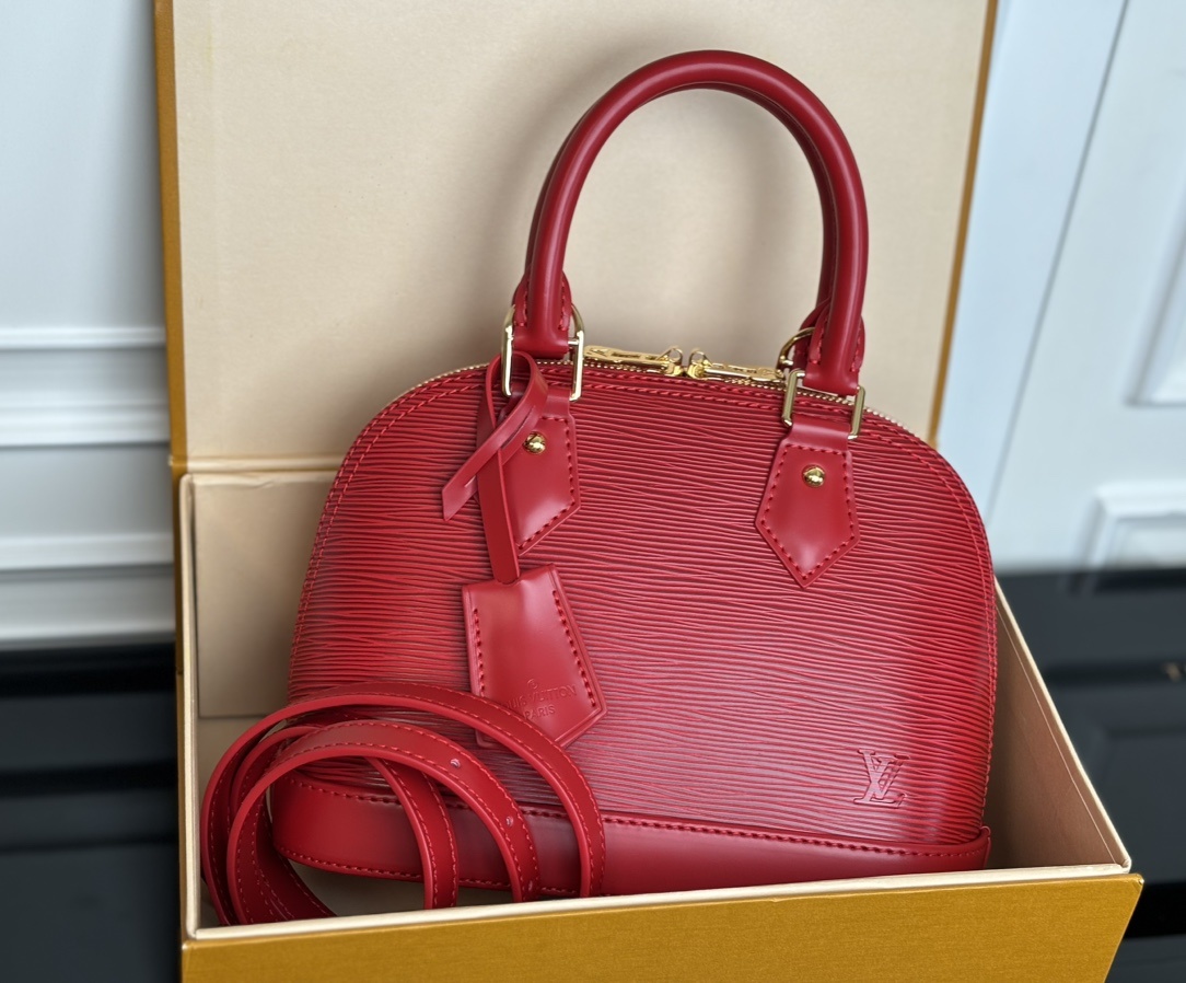 M24645红色(动态码)《顶级原单》专柜同步电子芯片内码出货🔥本款 Alma BB 手袋溯源 1934