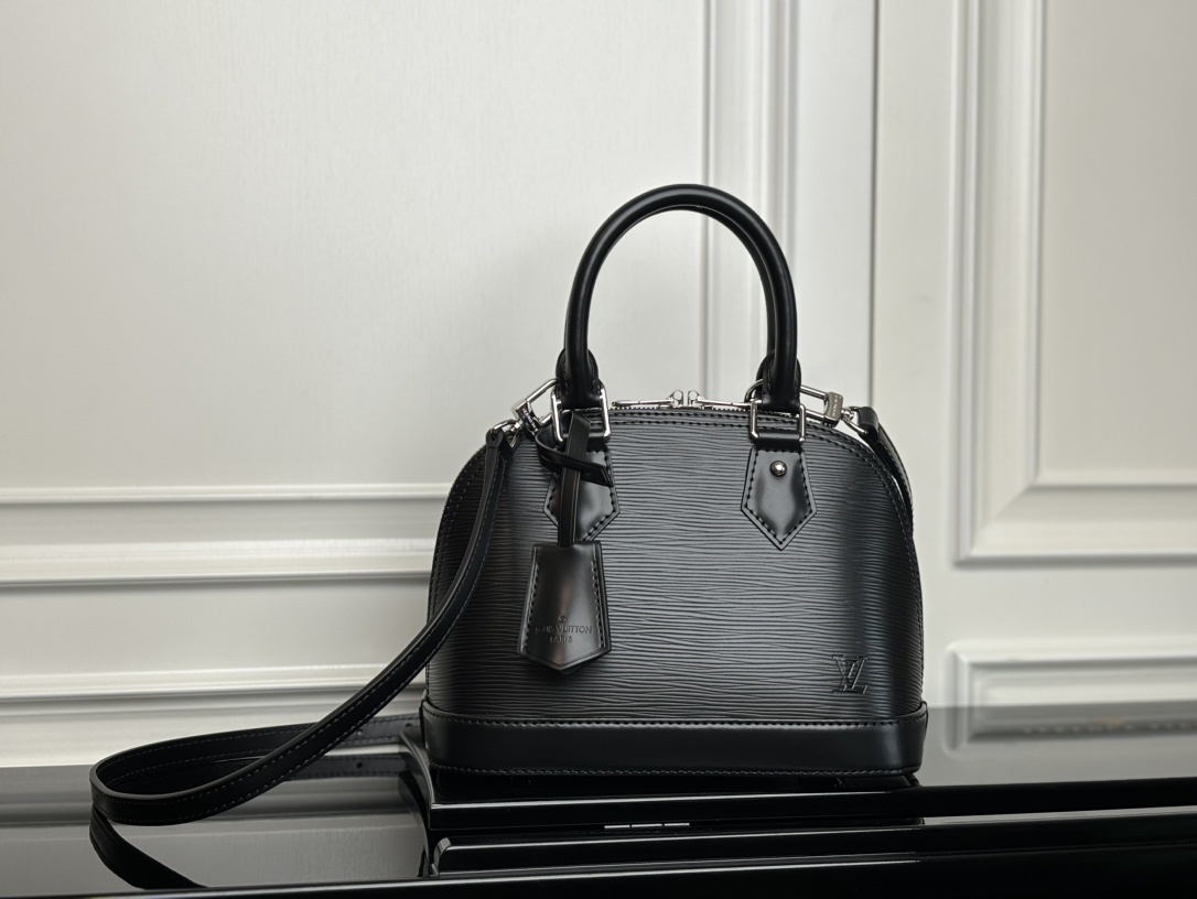 M24645黑色(动态码)《顶级原单》专柜同步电子芯片内码出货🔥本款 Alma BB 手袋溯源 1934