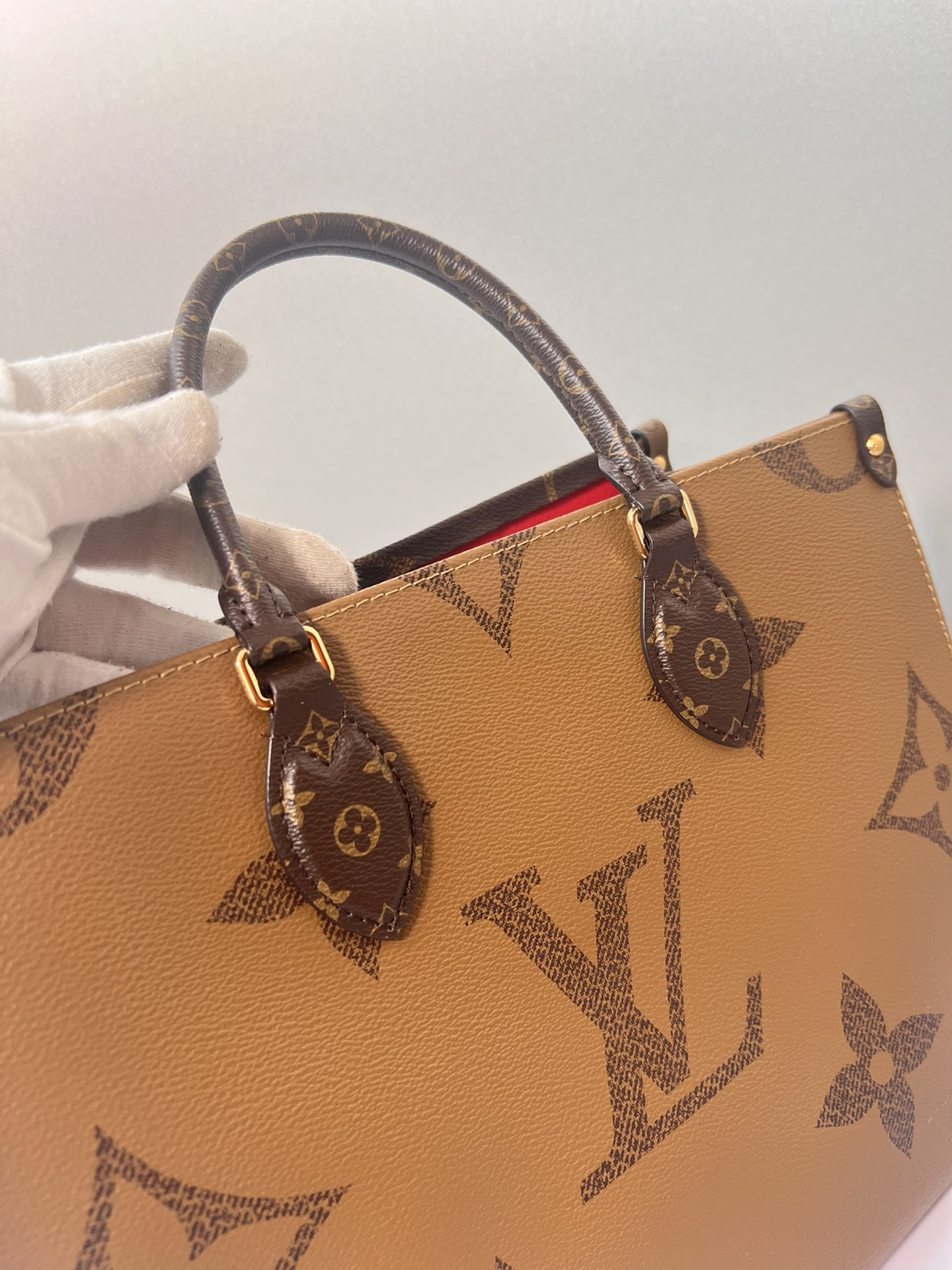 Louis Vuitton LV Onthego Handbags Tote Bags Black Canvas M45321