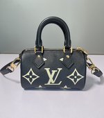 Louis Vuitton LV Speedy Bags Handbags Luxury 7 Star Replica
 Black Empreinte​ M81456