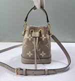Louis Vuitton LV Nano Noe Bags Handbags Grey Empreinte​ M46291
