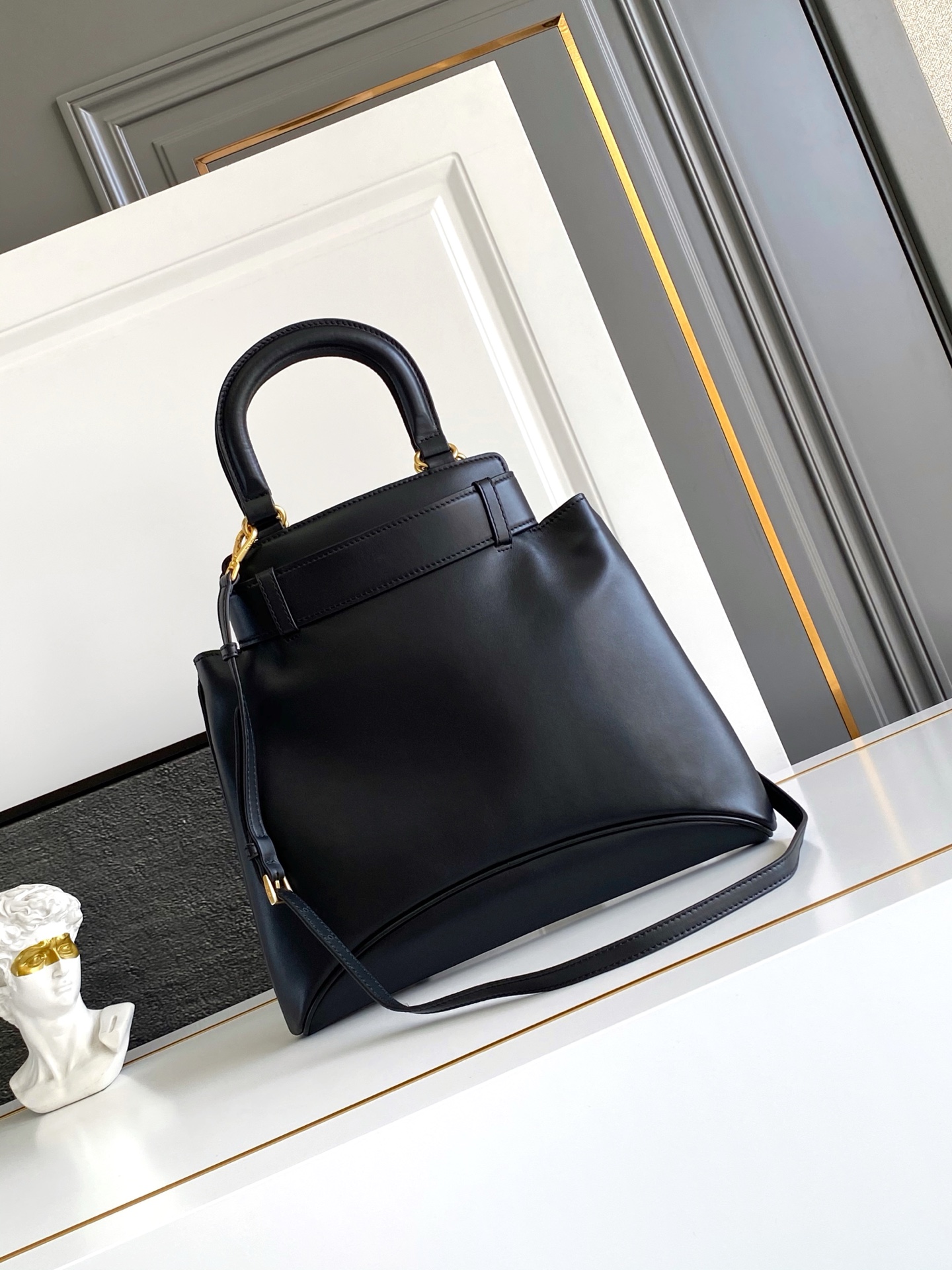 Prada Carey Medium Leather Handbag: A Fusion of Future and Retro Style 4 i1746165654316 5497 0 2