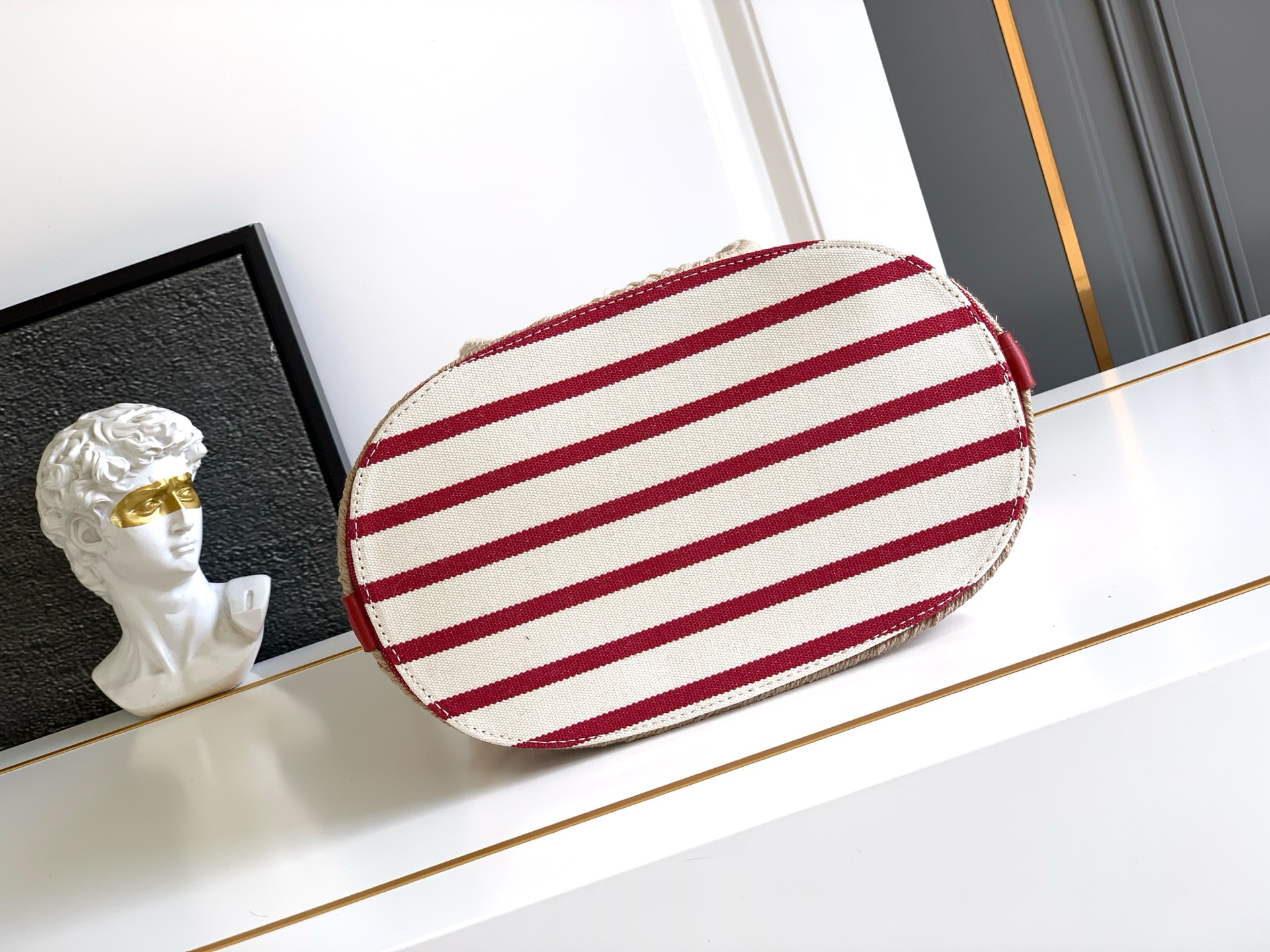 Prada Striped Fabric Bucket Bag with Rope Handles - Summer Essential 5 i1750612275705 278 0 3