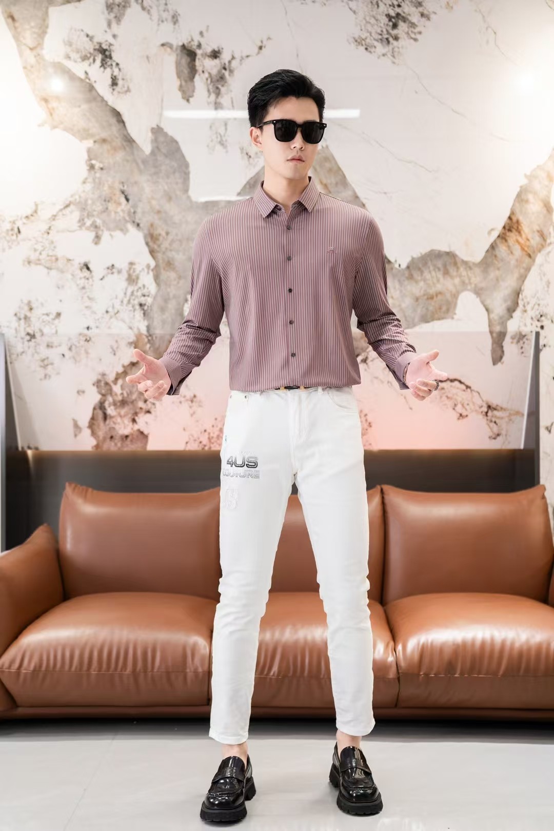  🔥杰尼亚 三标一齐全 2025春夏新款免烫衬衫长袖T  👍衣橱里不可或缺的百搭利器，市面罕见类型，柔软