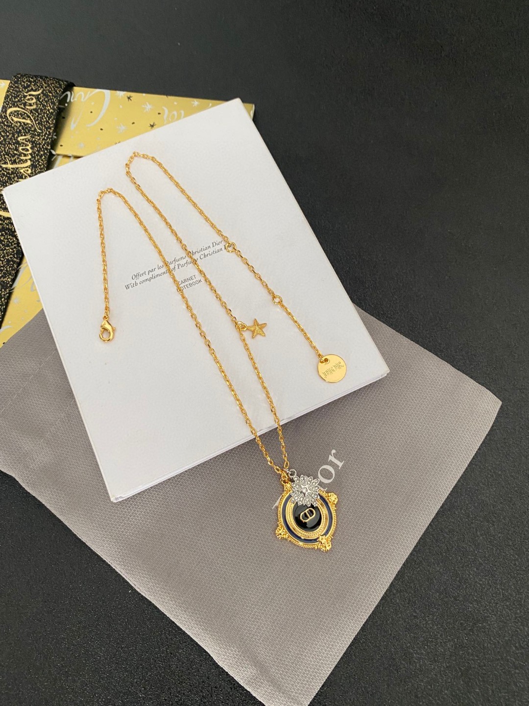 Dior Jewelry Necklaces & Pendants Yellow Brass