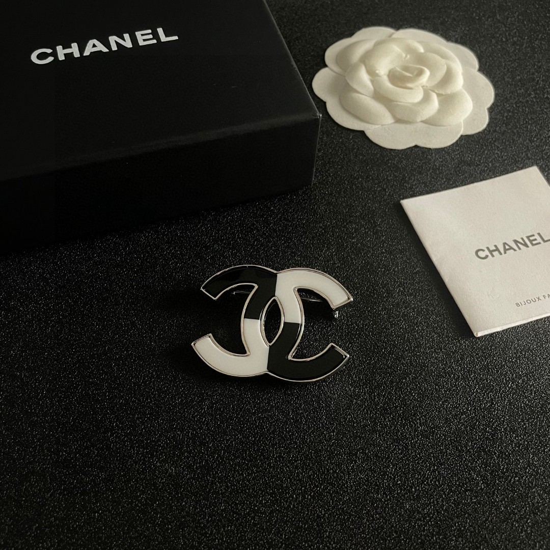 P198 CHANEL DOUBLE-C-COLOURED BROOCH - 图片 6