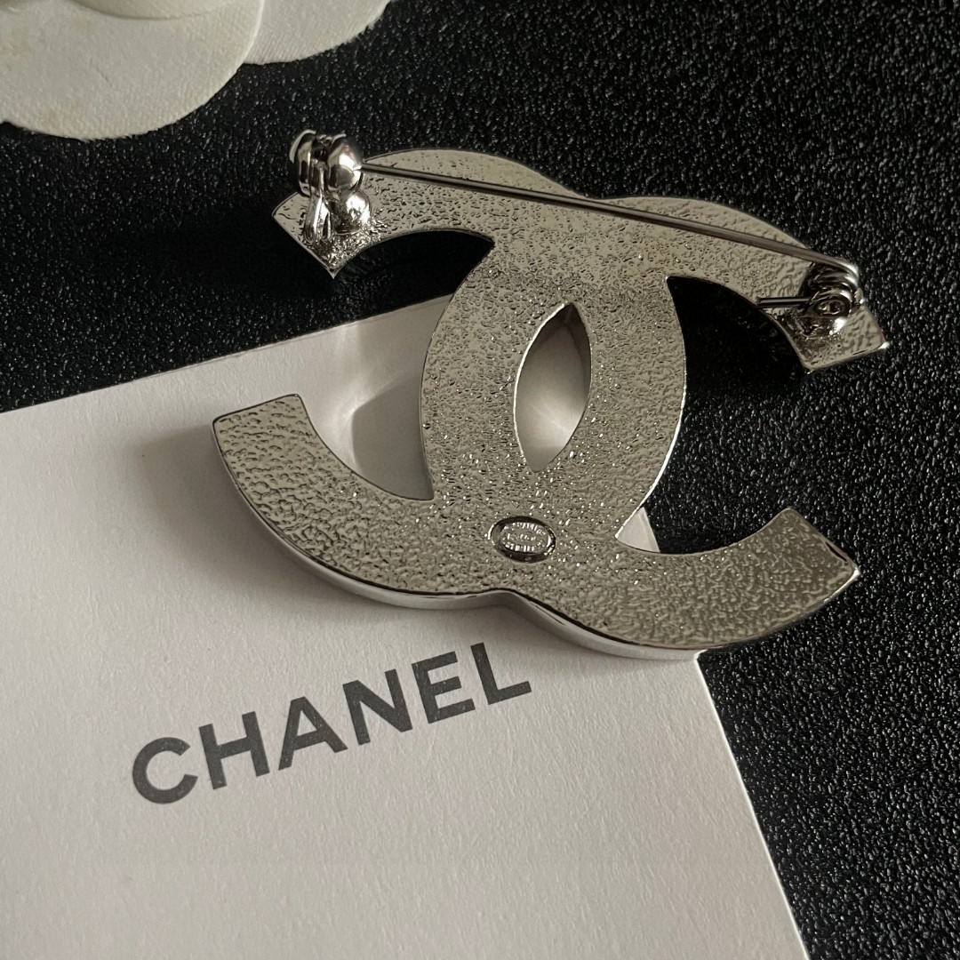P198 CHANEL DOUBLE-C-COLOURED BROOCH - 图片 7