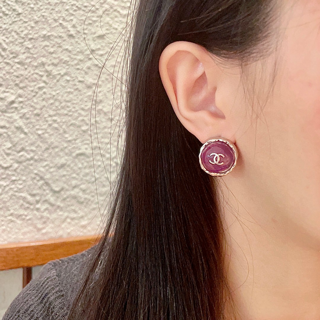  香奈儿✨经典双C耳钉